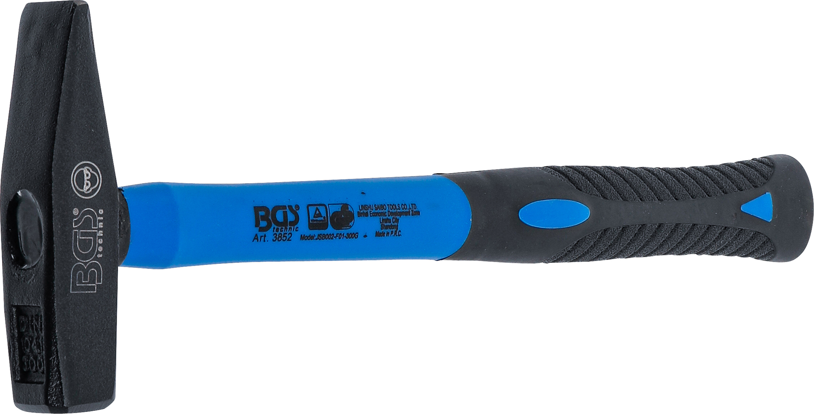 BGS Schlosserhammer | Fiberglasstiel | DIN 1041 | 300 g
