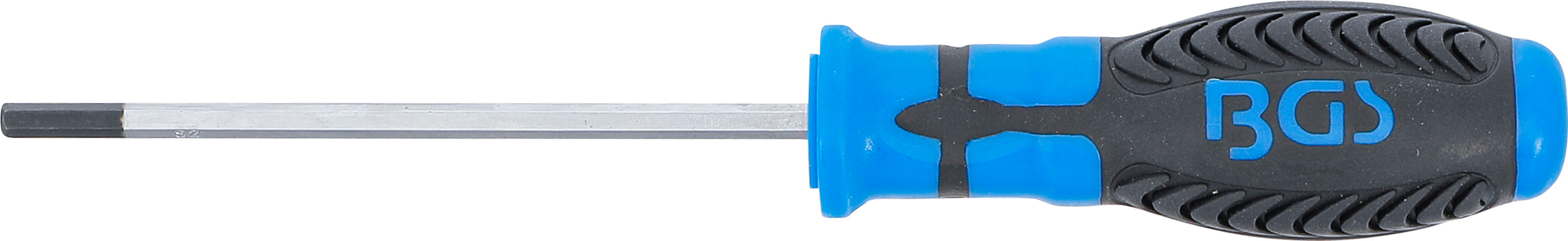 BGS Schraubendreher | Innensechskant 4 mm | Klingenlänge 100 mm