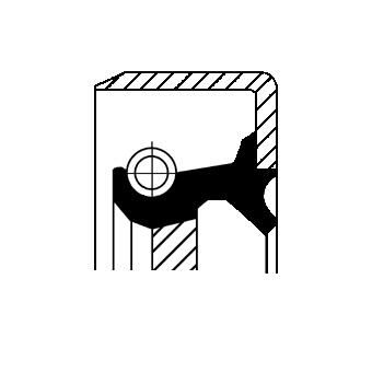 Wellendichtring, Kurbelwelle