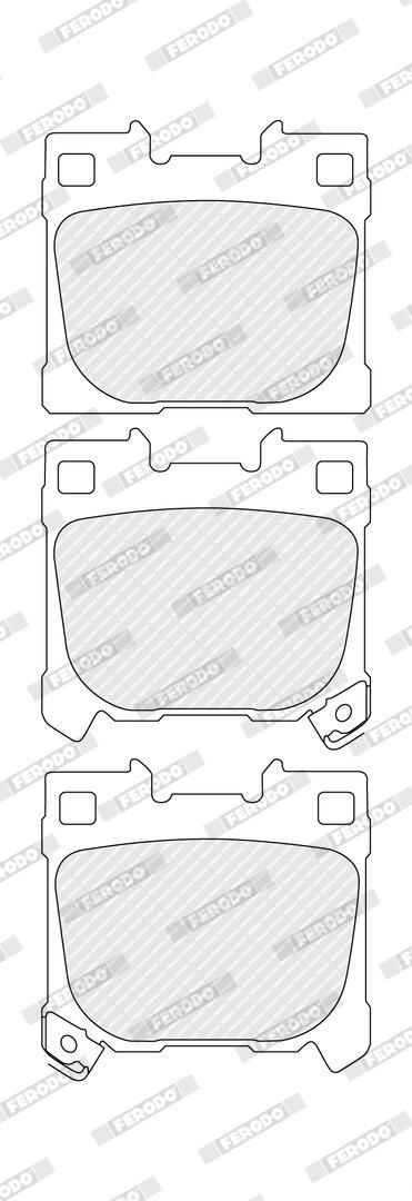 Bremsbelagsatz, Scheibenbremse