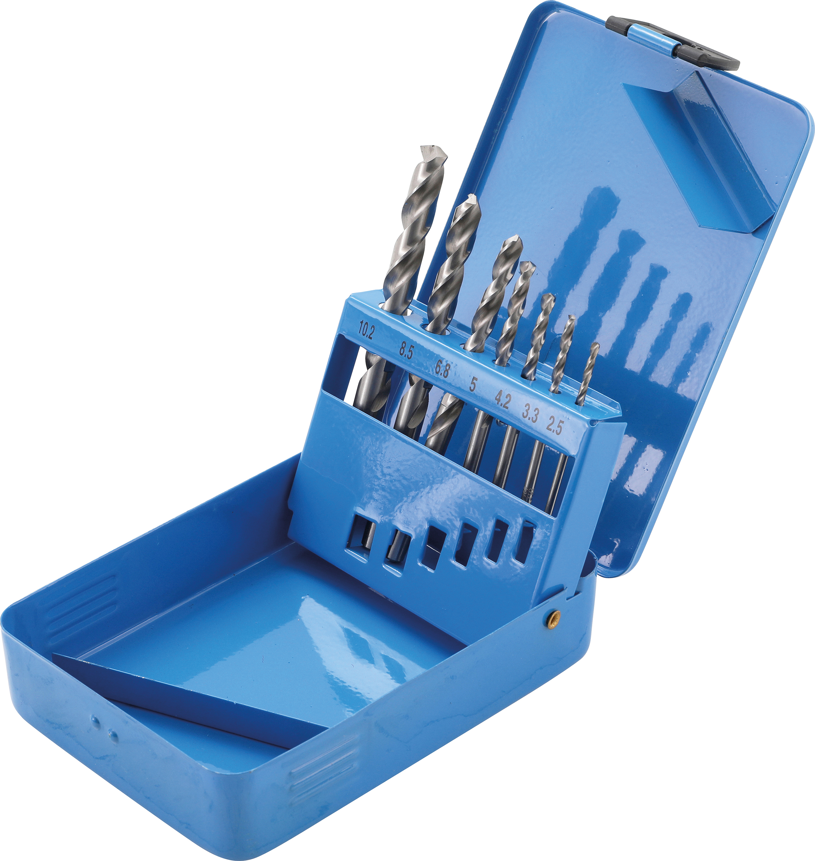 BGS HSS-Spiralbohrer-Satz | Kernlochmaße | 2,5 - 10,2 mm | 7-tlg.