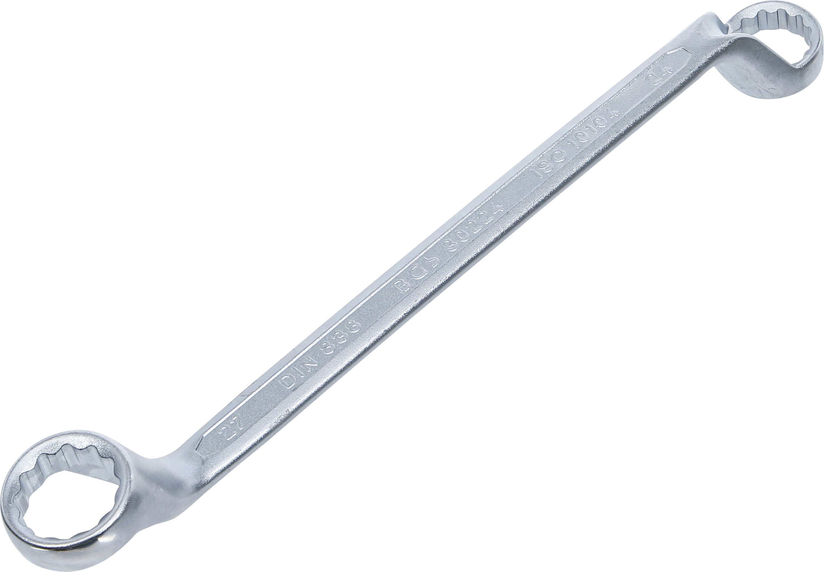 BGS Doppel-Ringschlüssel | tief gekröpft | SW 24 x 27 mm