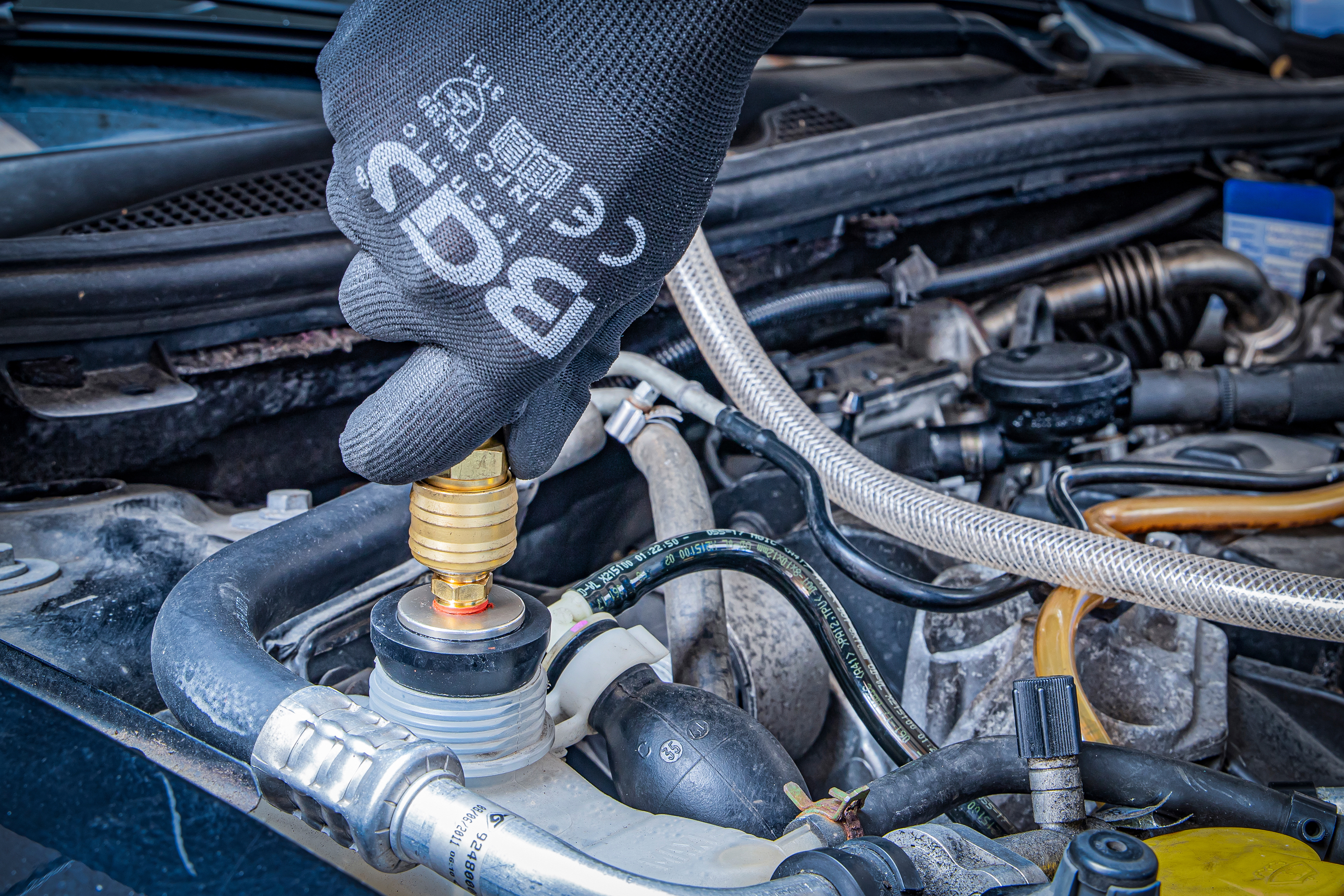 BGS Kühlsystem-Spül- und Reinigungsgerät | 12-tlg.