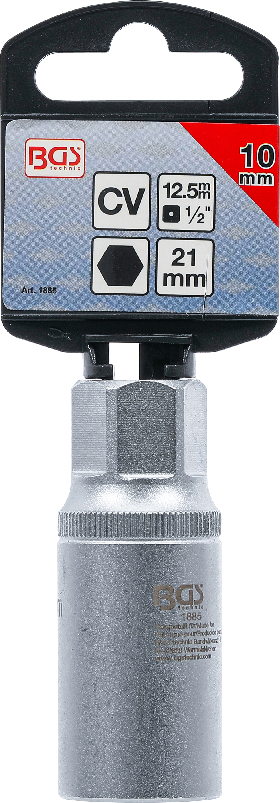 BGS Stehbolzen-Ausdreher | 12,5 mm (1/2") | 10 mm