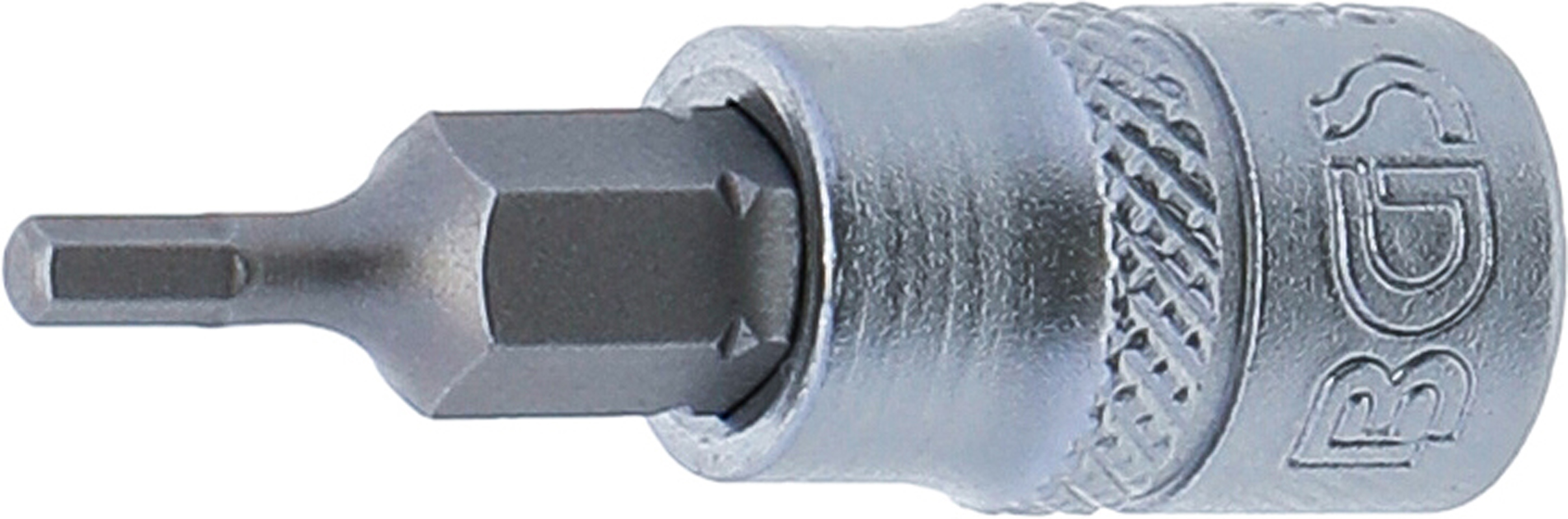 BGS Bit-Einsatz | Antrieb Innenvierkant 6,3 mm (1/4") | Innensechskant 3/32"