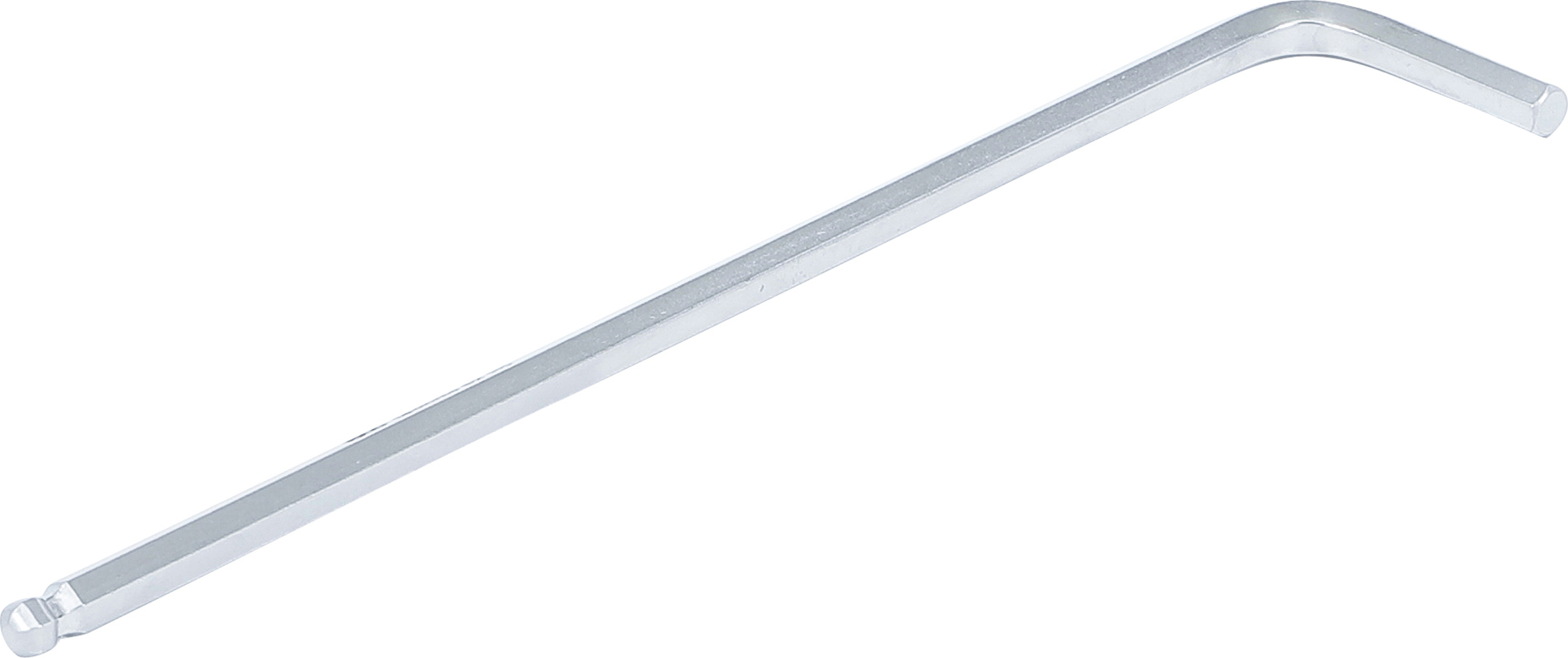 BGS Winkelschlüssel | extra lang | Innensechskant / Innensechskant mit Kugelkopf 5 mm