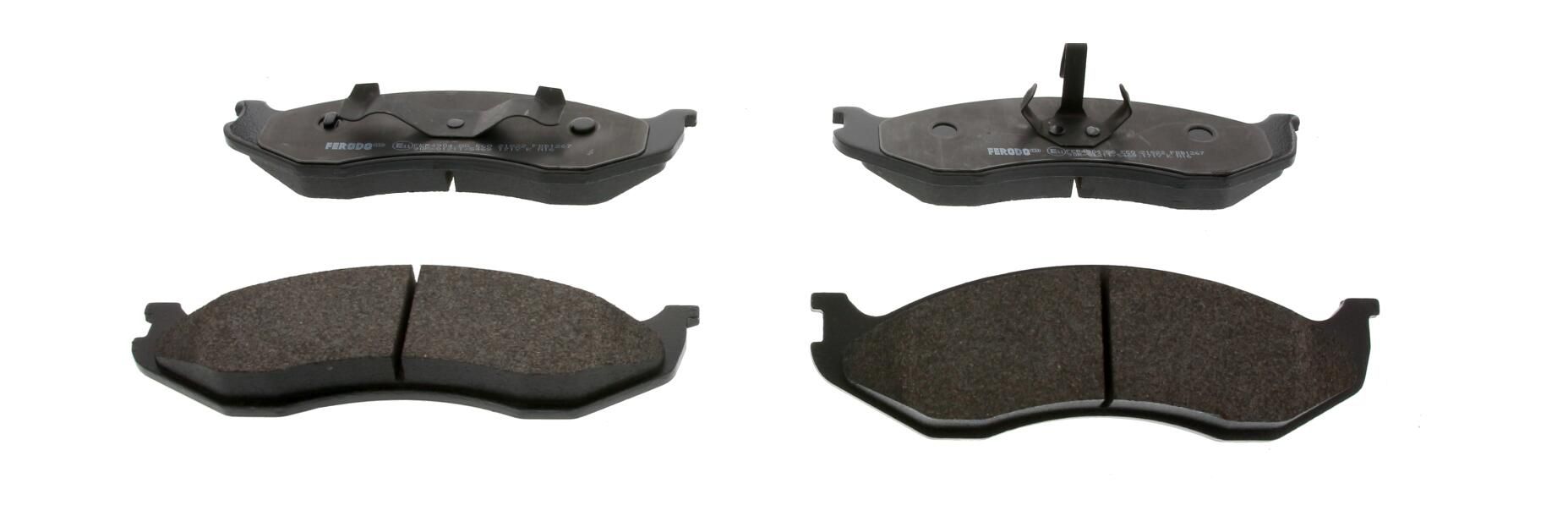 Bremsbelagsatz, Scheibenbremse