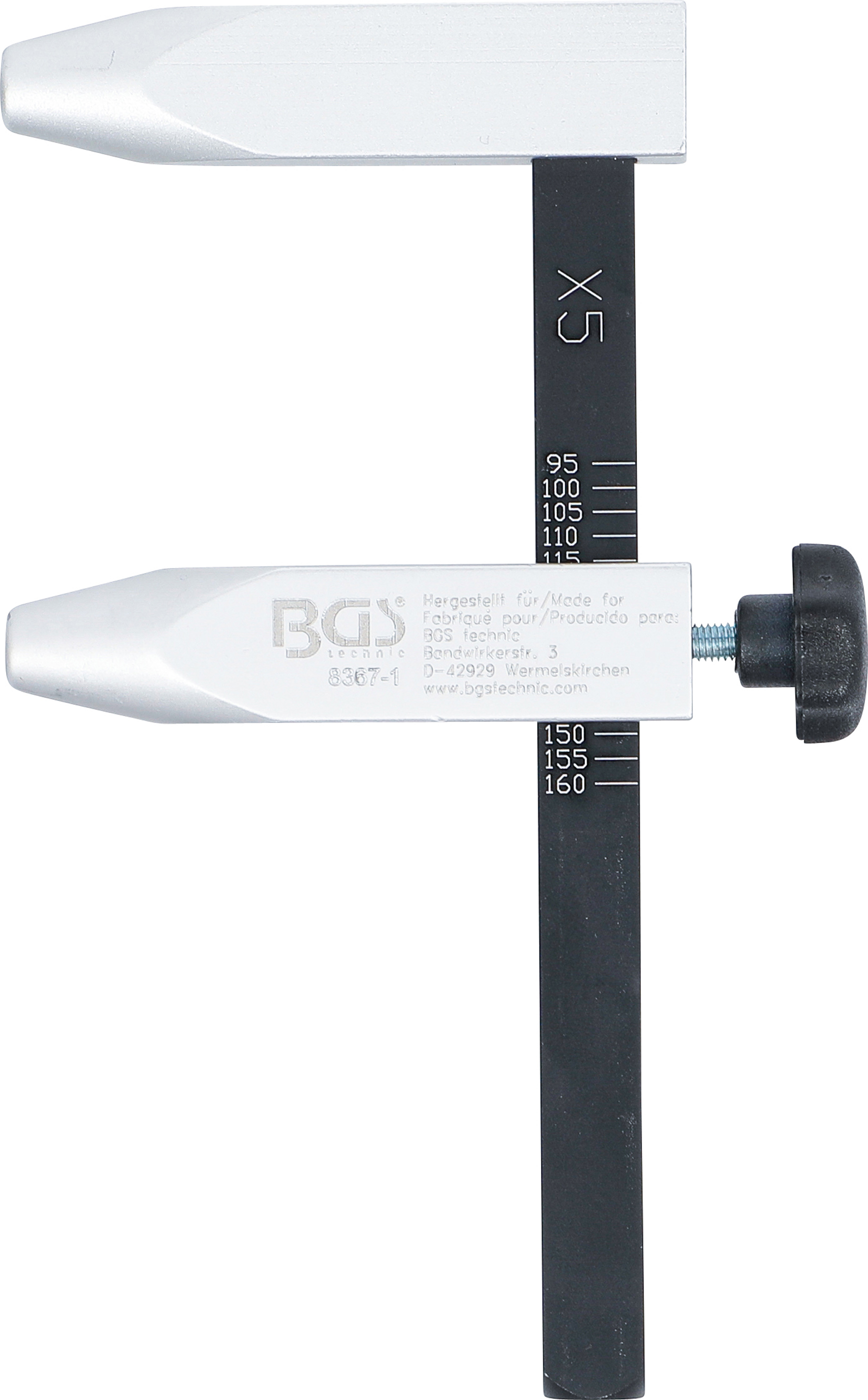 BGS Lochkreis-Messschieber, Aluminium-Ausführung