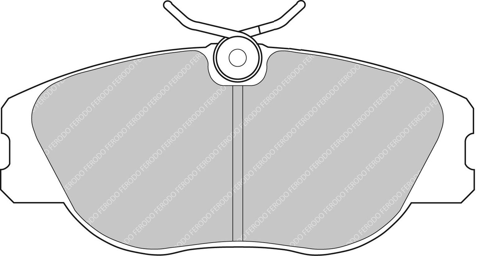 Bremsbelagsatz, Scheibenbremse