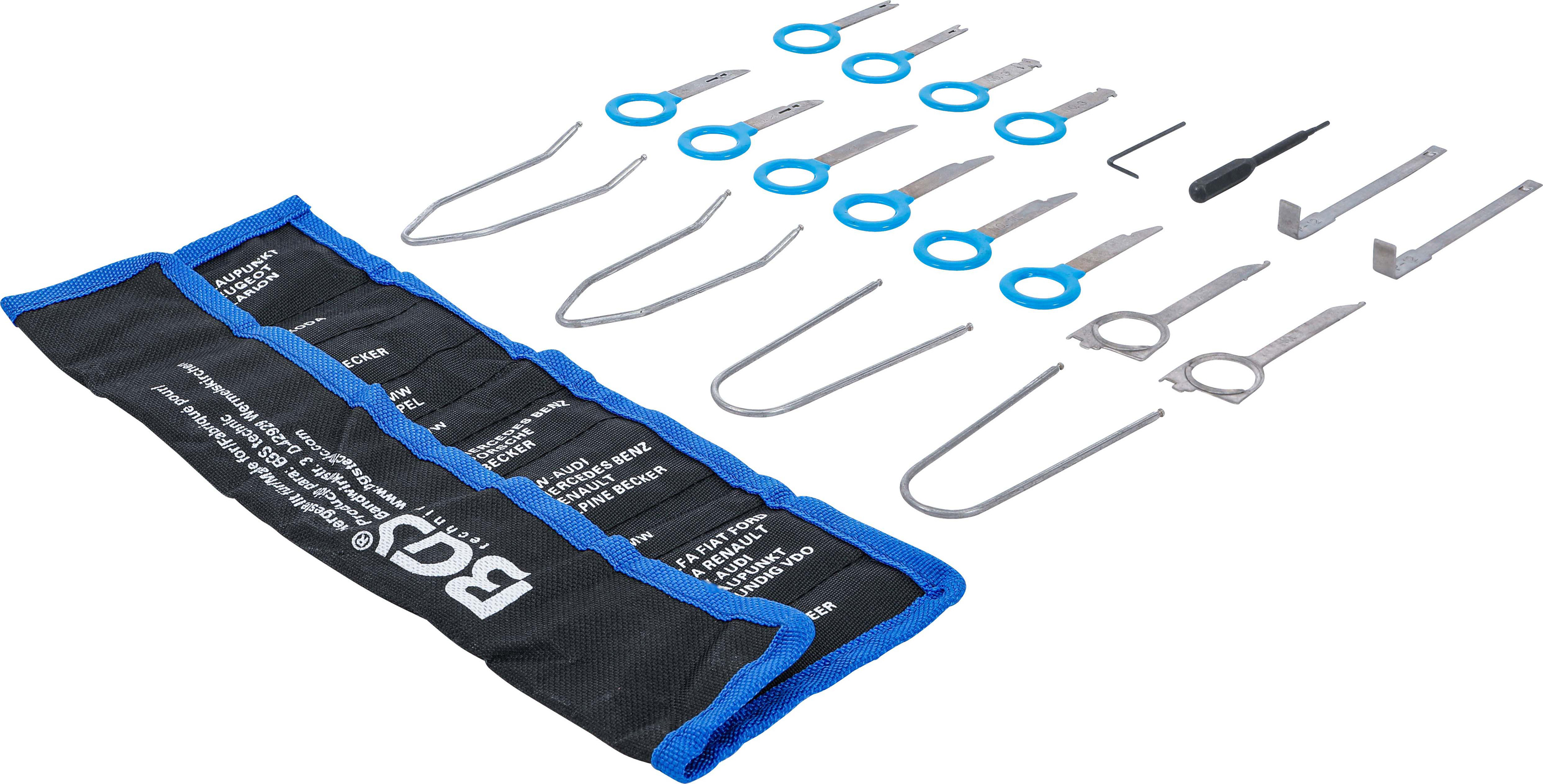 BGS Radio-Demontage-Satz | 18-tlg.