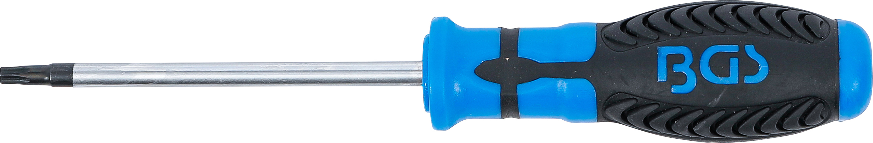 BGS Schraubendreher | T-Profil (für Torx) mit Bohrung T27 | Klingenlänge 100 mm