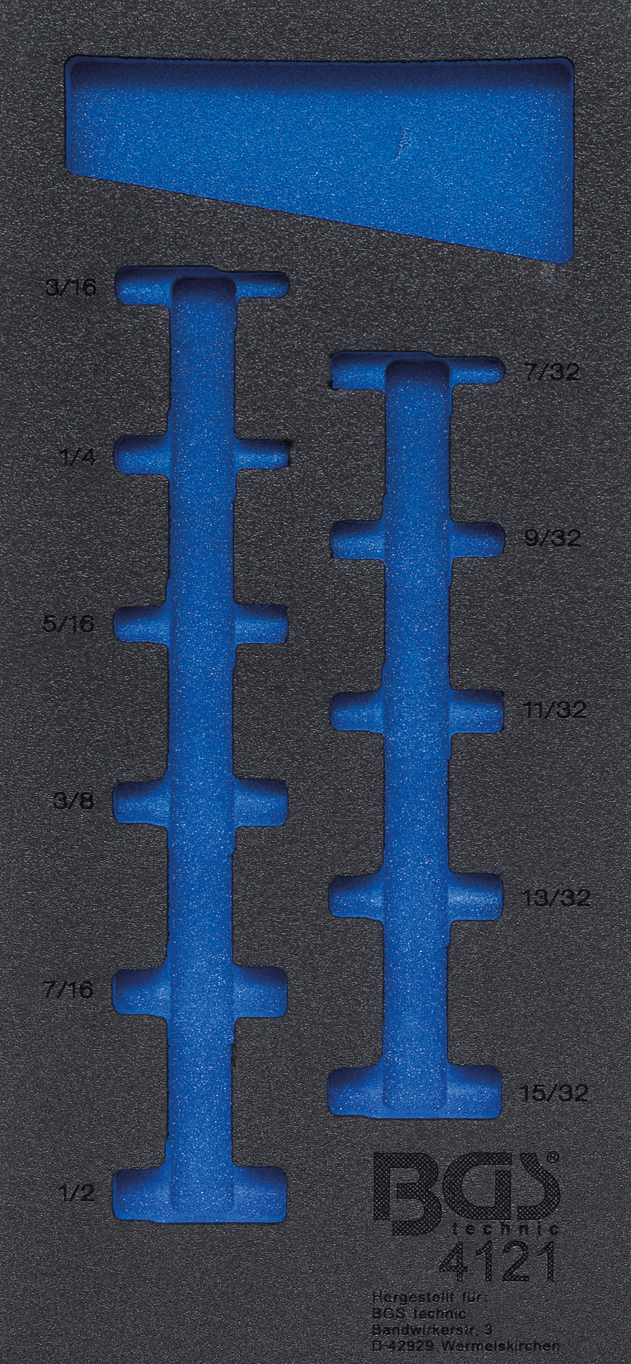 BGS Werkstattwageneinlage 1/3 | leer | für Art. 4121