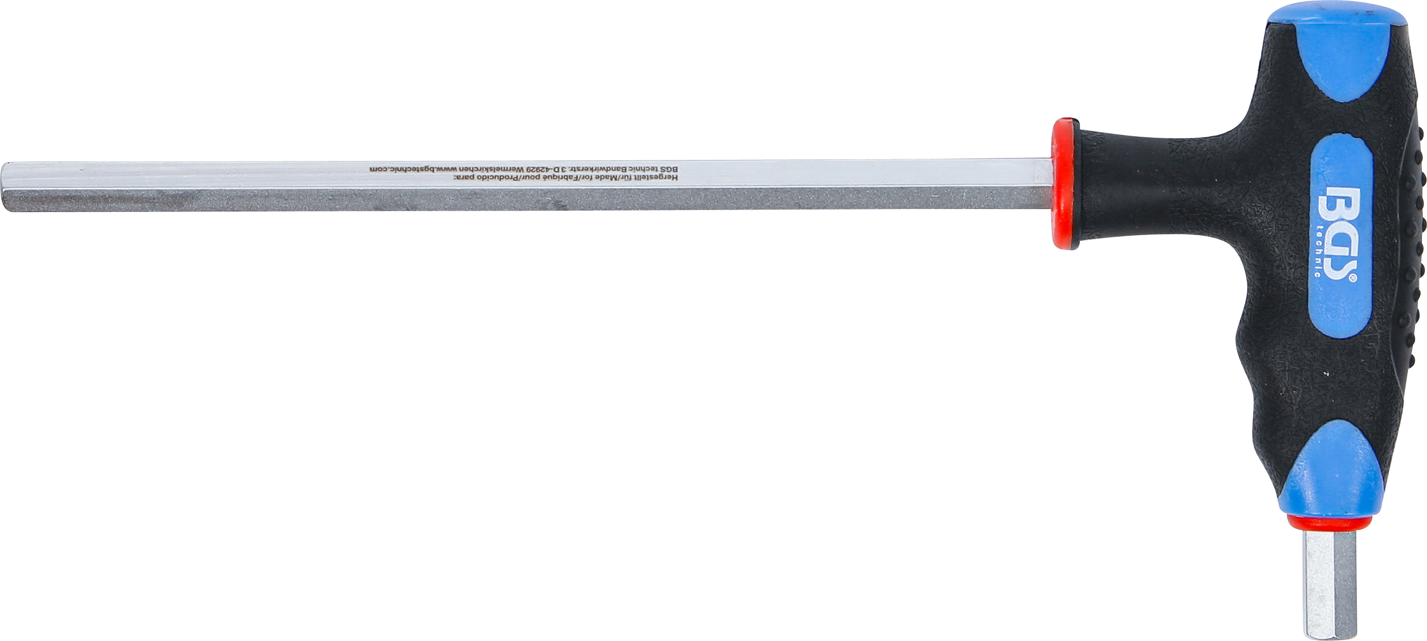 BGS Schraubendreher mit T-Griff und seitlicher Klinge | Innensechskant 10 mm