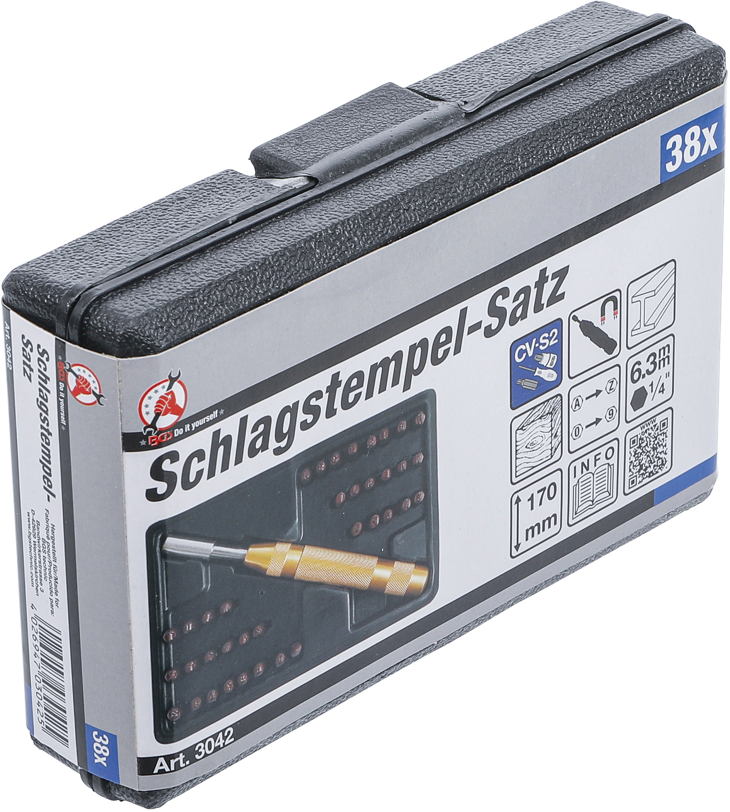 BGS Schlagstempel-Satz | 36-in-1