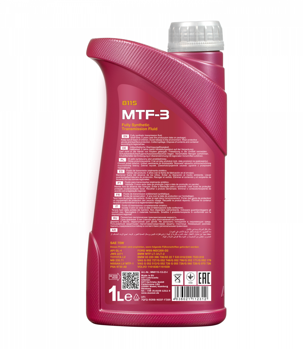 Mannol 8115 ATF MTF-3 Automatikgetriebeöl 1 Liter