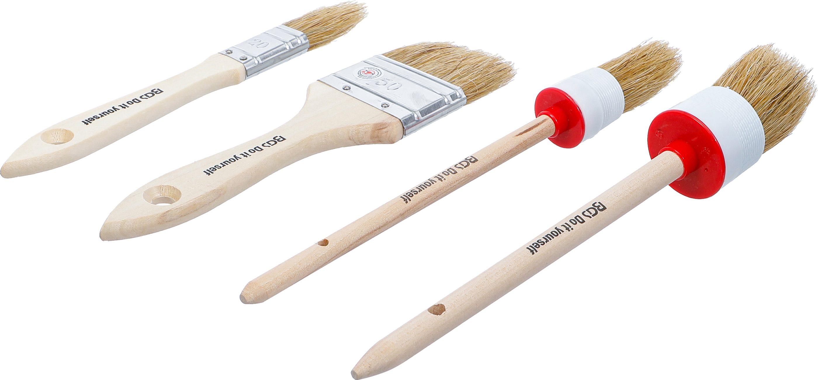 BGS Flach- / Ring-Pinsel-Satz | 4-tlg.