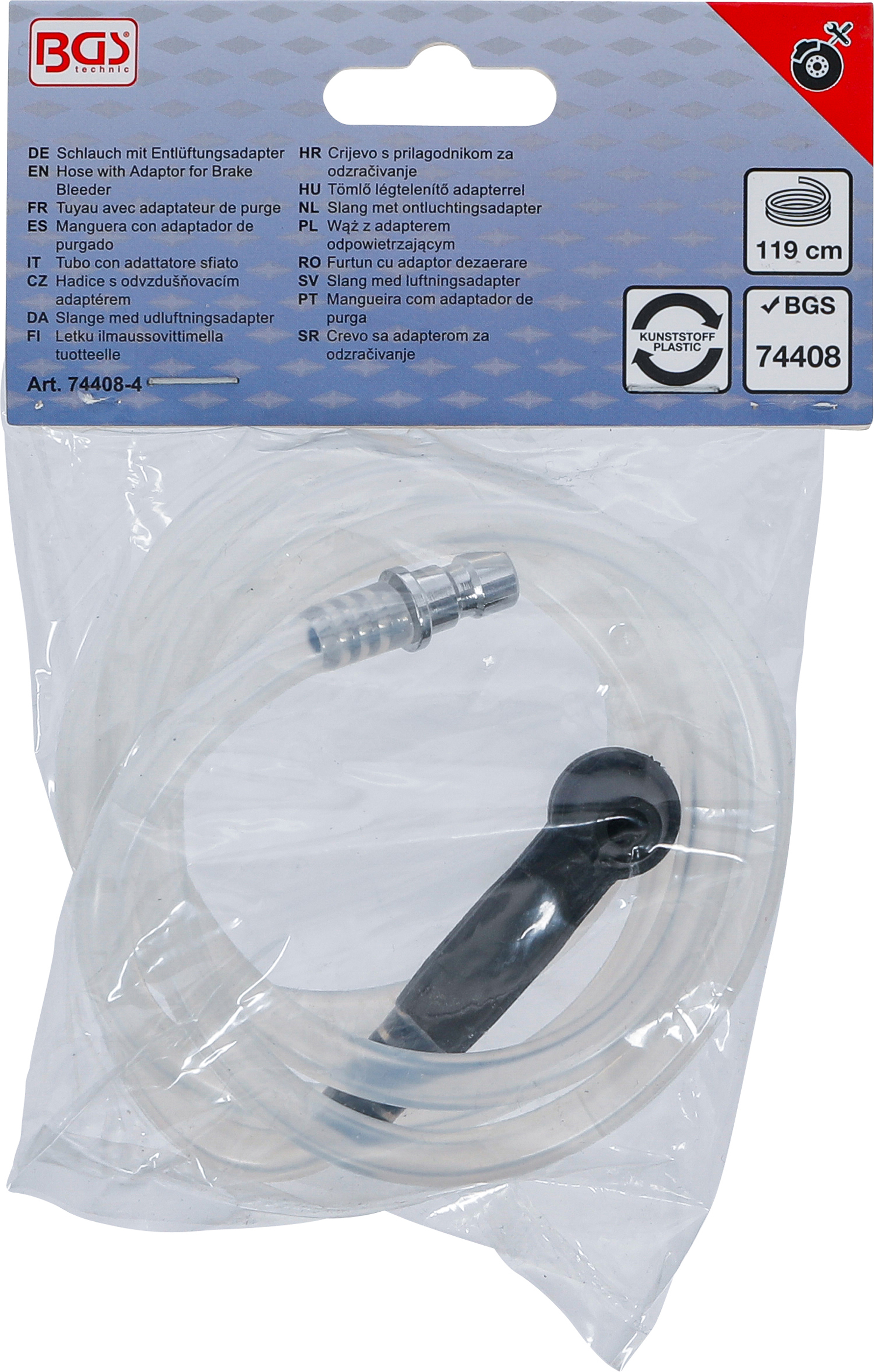 BGS Schlauch mit Entlüftungsadapter | für Art. 74408