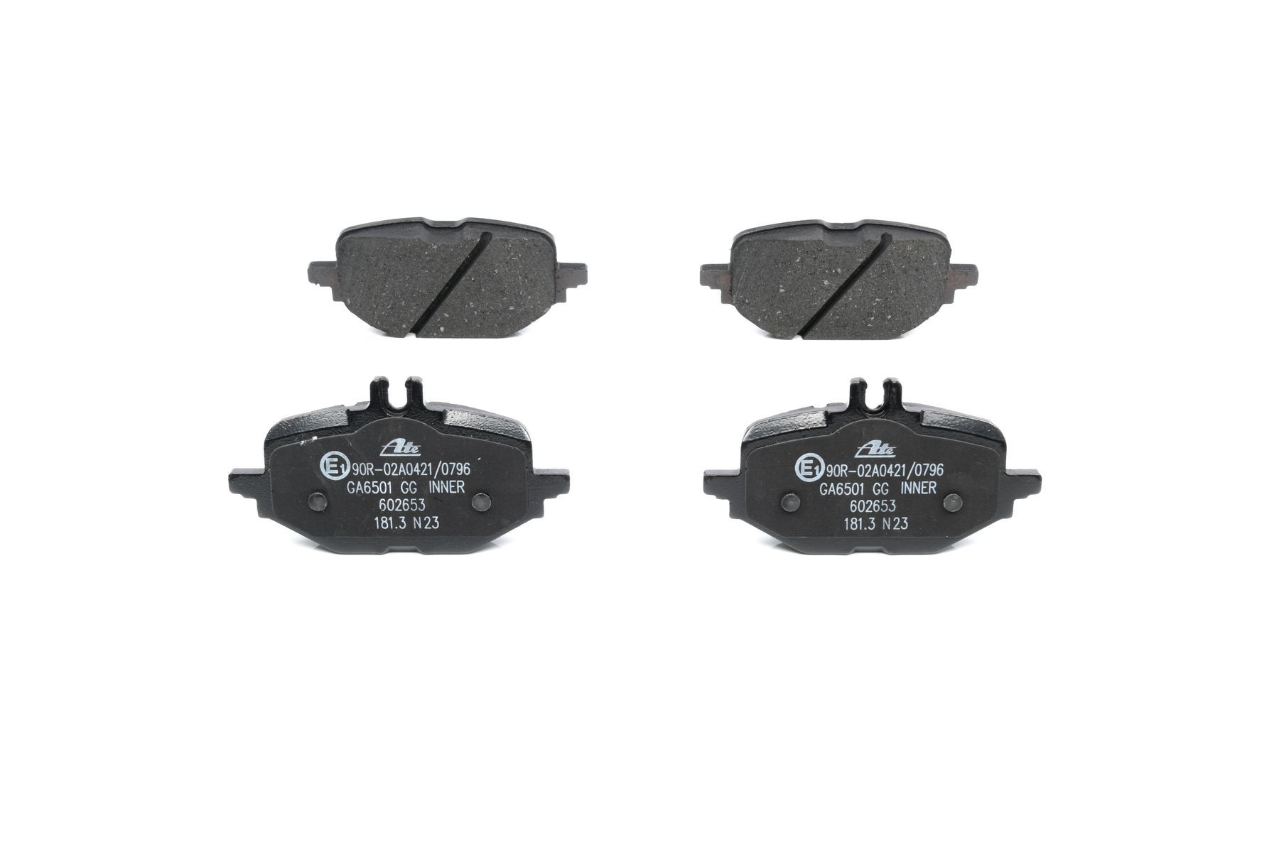 Bremsbelagsatz, Scheibenbremse