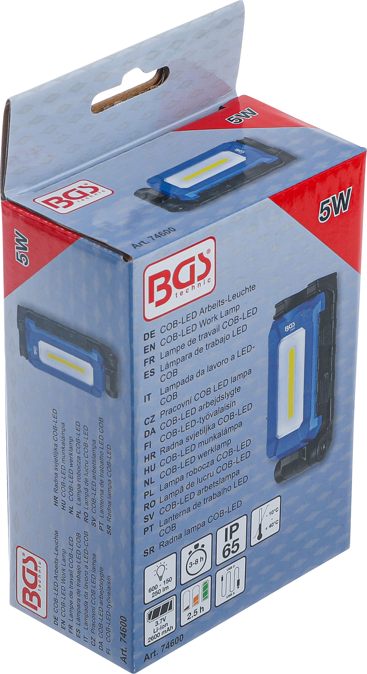 BGS COB-LED Arbeits-Leuchte | klappbar