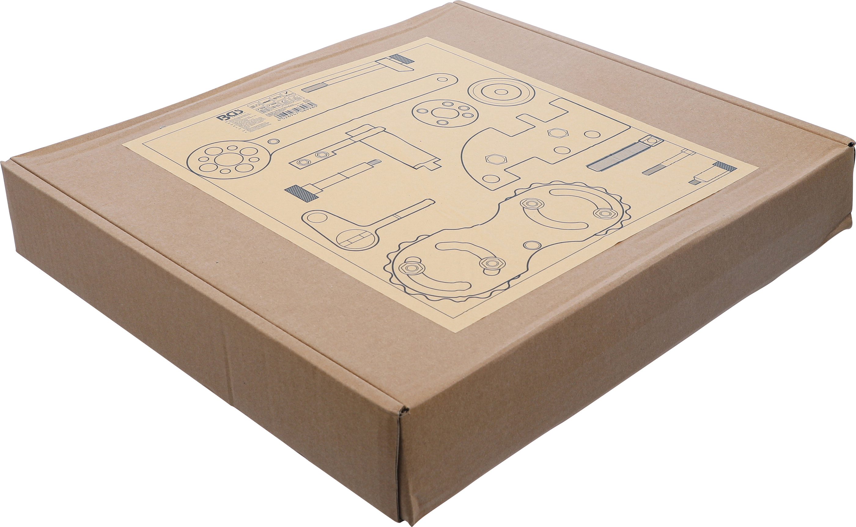 BGS Werkstattwageneinlage 2/3: Motor-Einstellwerkzeug-Satz | für Volvo B4204