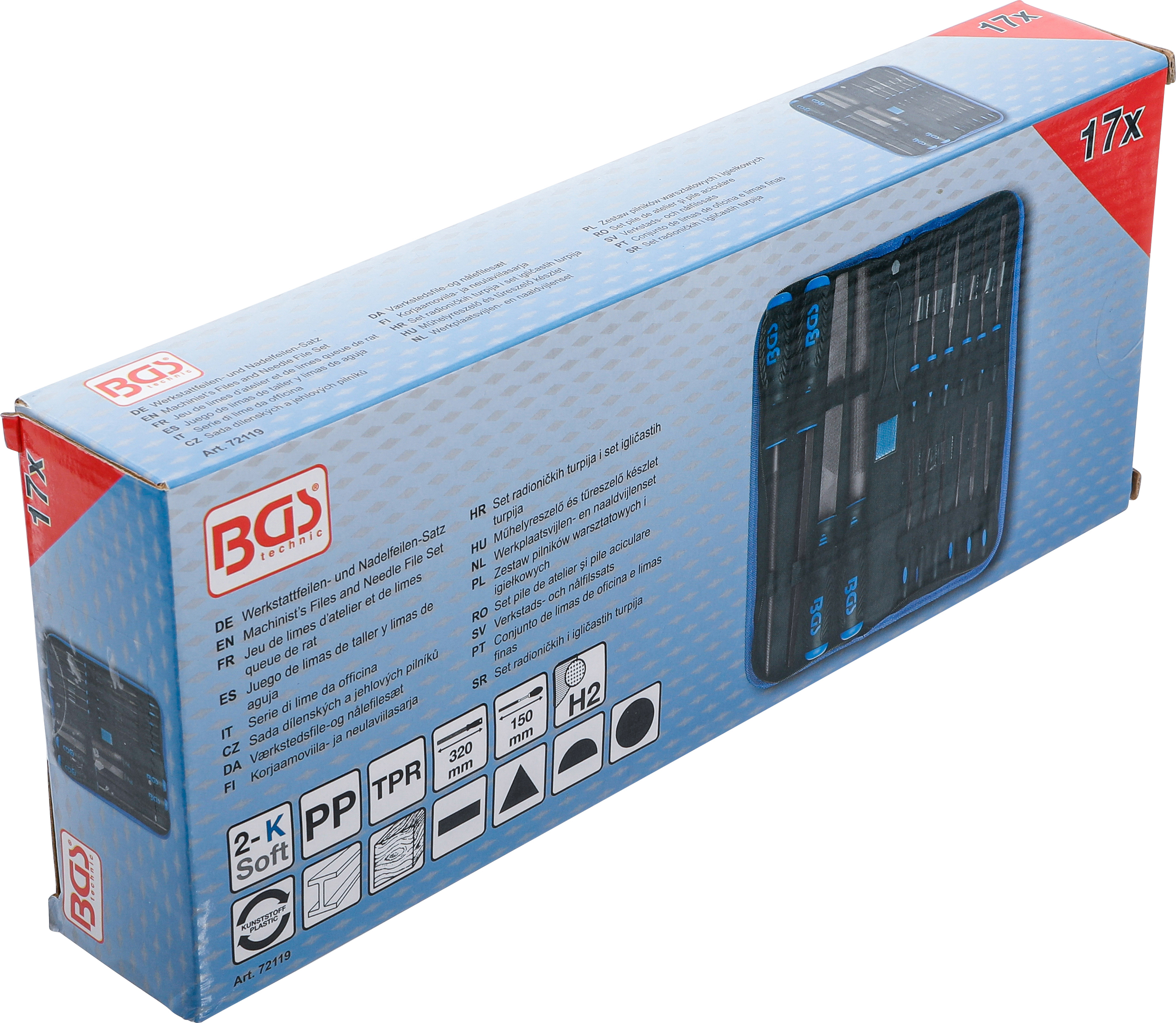 BGS Werkstattfeilen- und Nadelfeilen-Satz | 17-tlg.