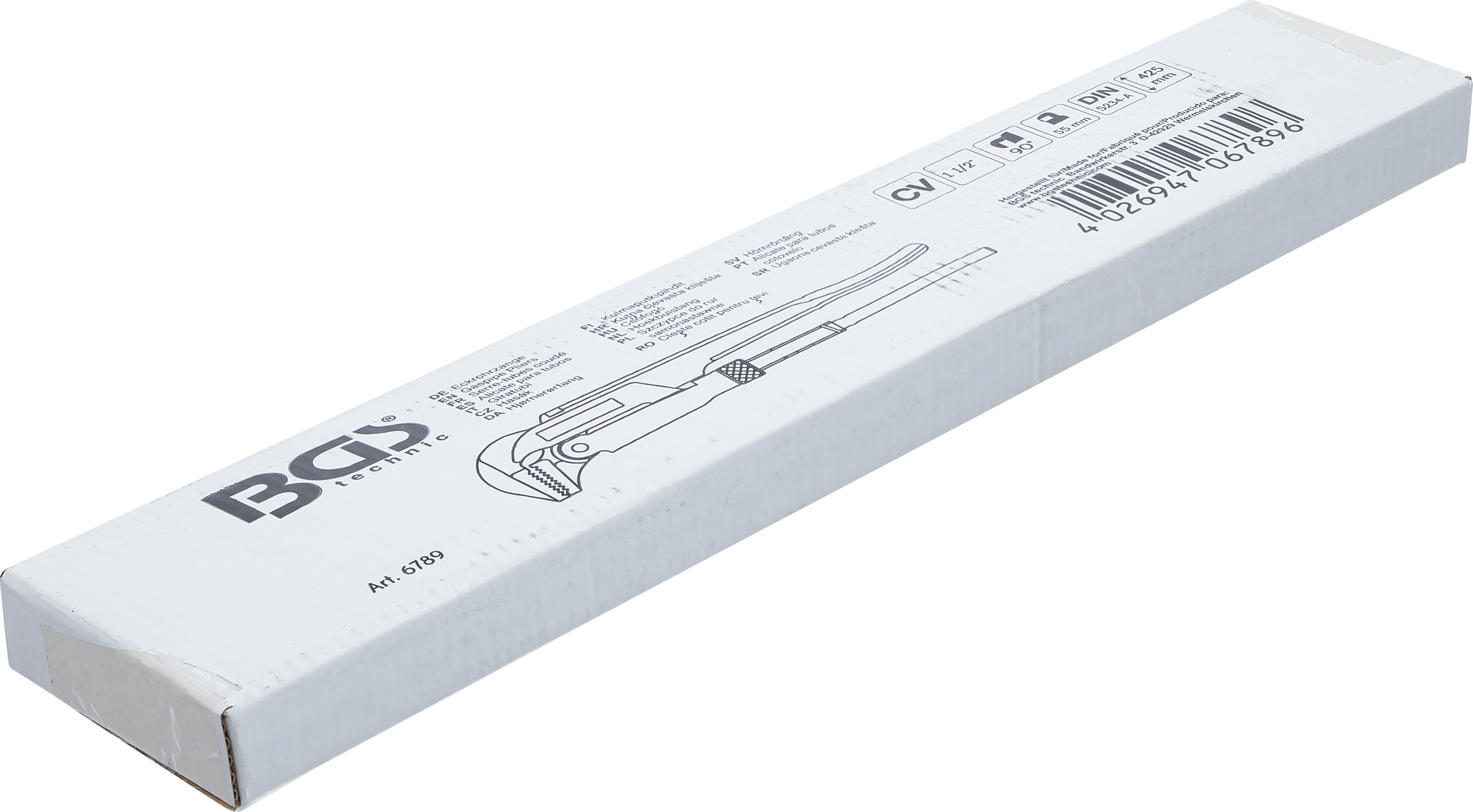 BGS Eckrohrzange | 38 mm - 1,5" | schwedische Form