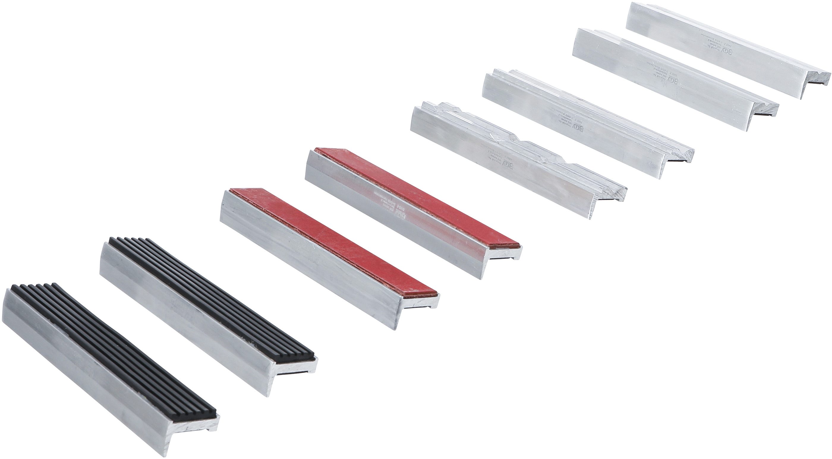 BGS Schraubstock-Schutzbacken-Satz | Aluminium | 150 mm | 8-tlg.