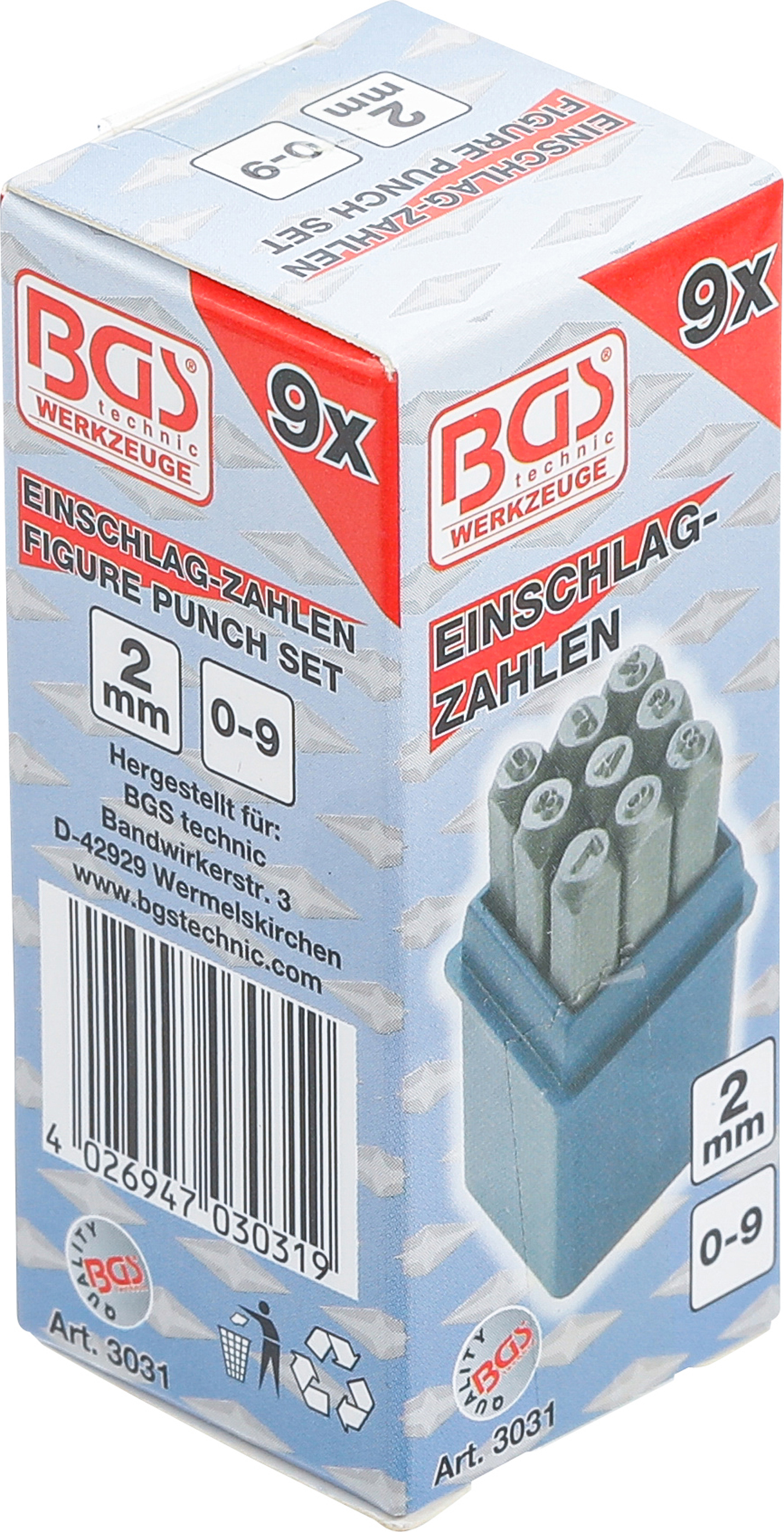 BGS Einschlagzahlen | 2 mm