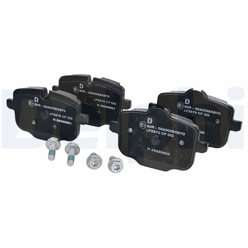 Bremsbelagsatz, Scheibenbremse