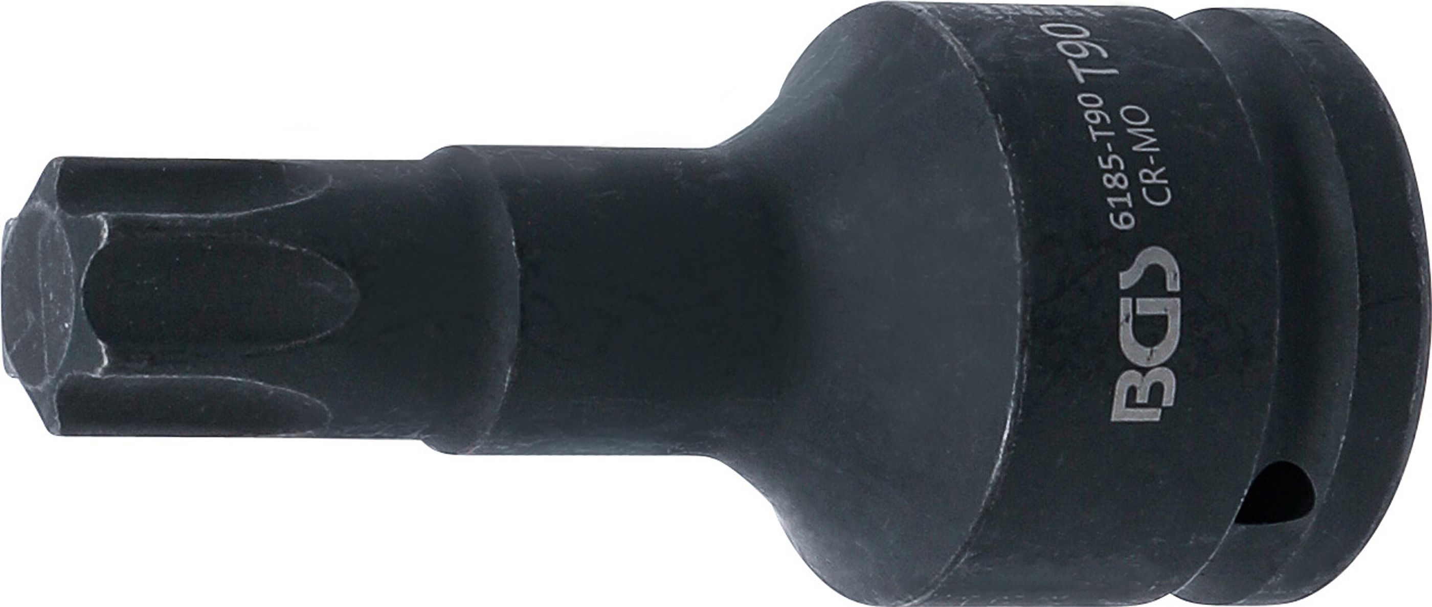 BGS Kraft-Bit-Einsatz | Länge 100 mm | Antrieb Innenvierkant 20 mm (3/4") | T-Profil (für Torx) T90