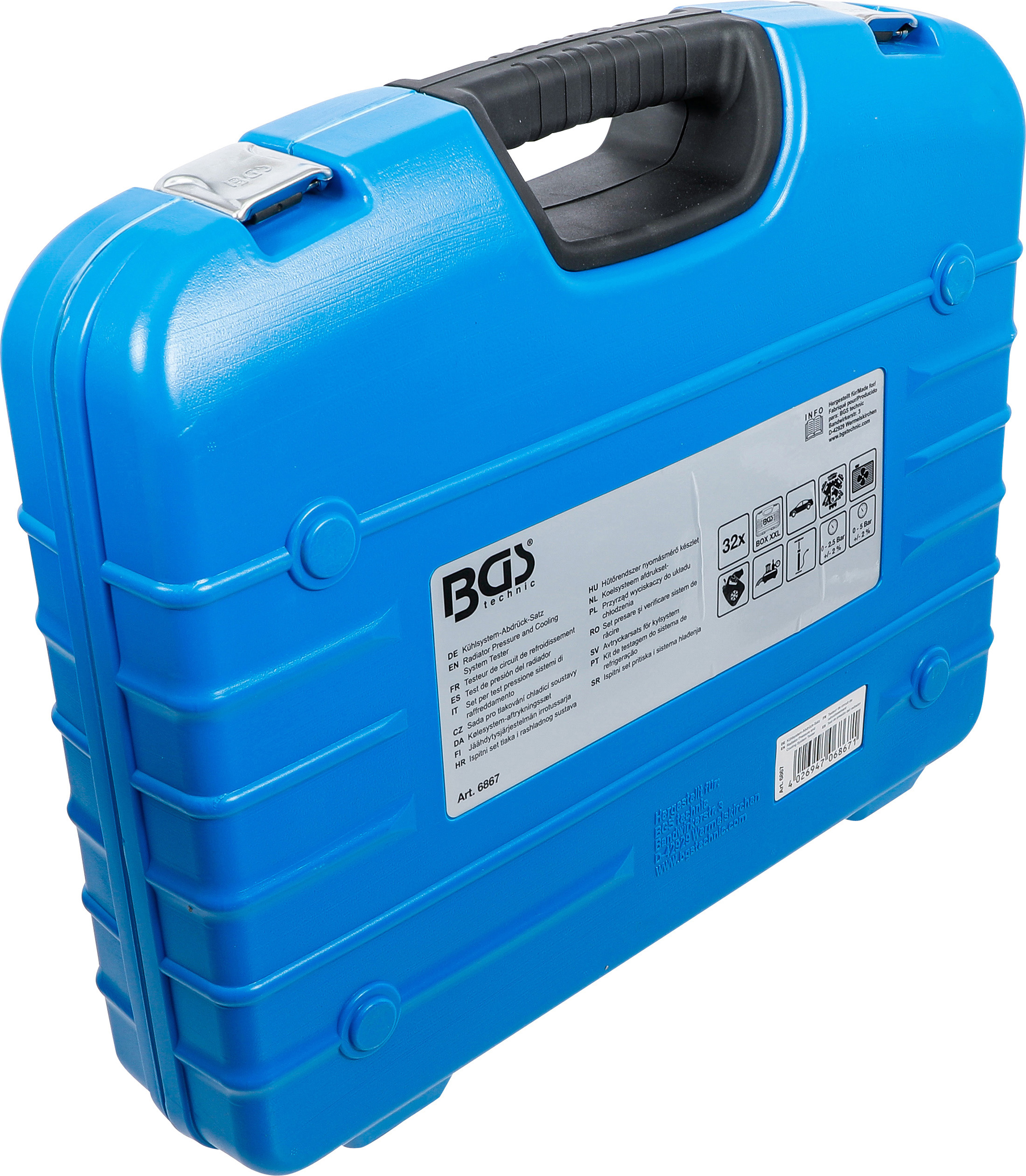 BGS Kühlsystem-Abdrück-Satz | 32-tlg.