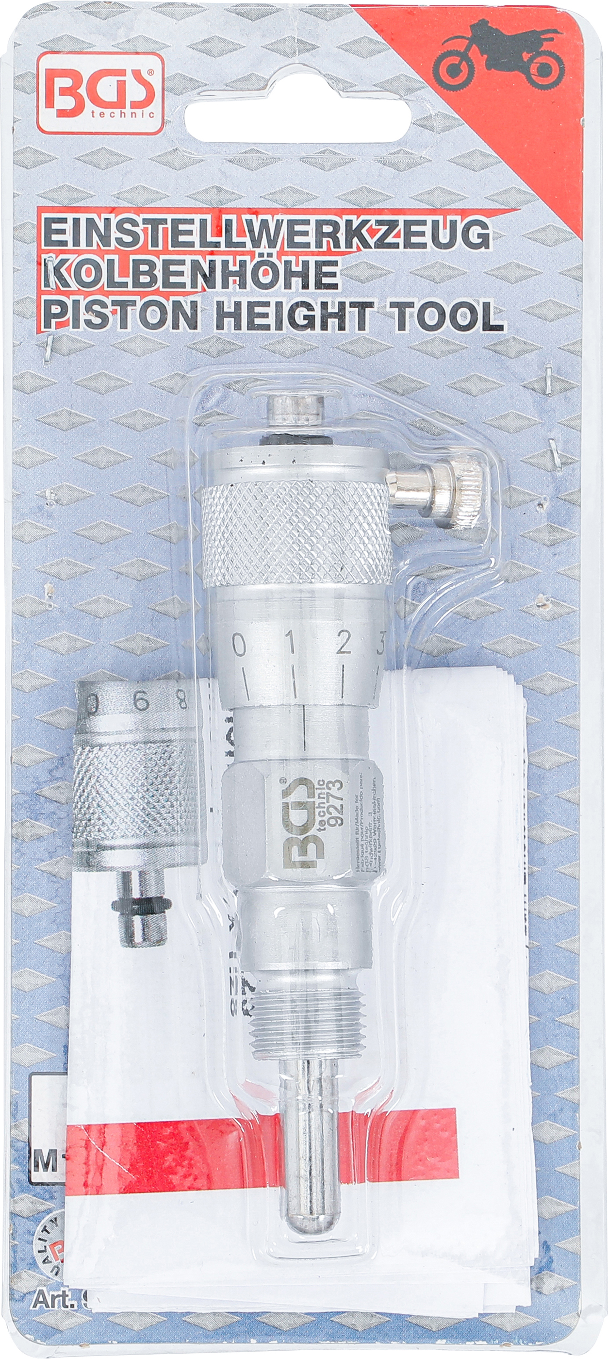 BGS Einstellwerkzeug für Kolbenhöhe | M14 x 1,25 mm
