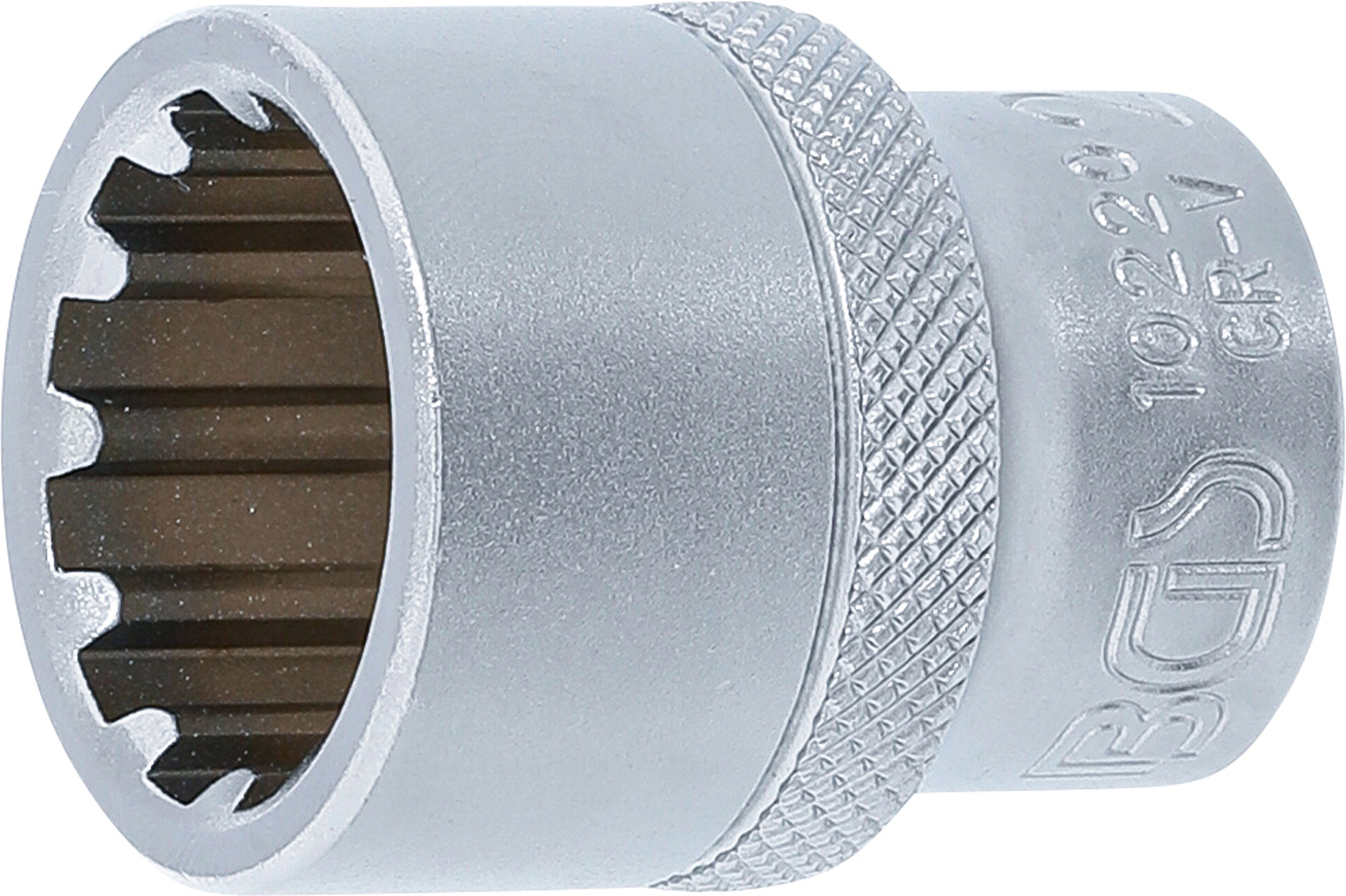 BGS Steckschlüssel-Einsatz Gear Lock | Antrieb Innenvierkant 12,5 mm (1/2") | SW 20 mm