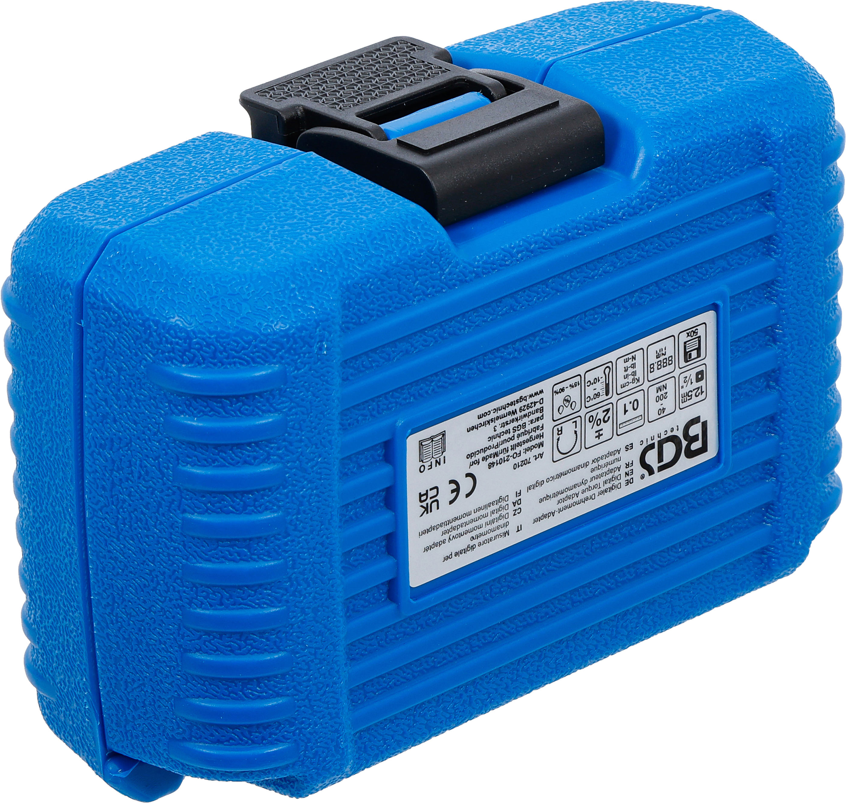 BGS Digitaler Drehmoment-Adapter | 12,5 mm (1/2") | 40 - 200 Nm