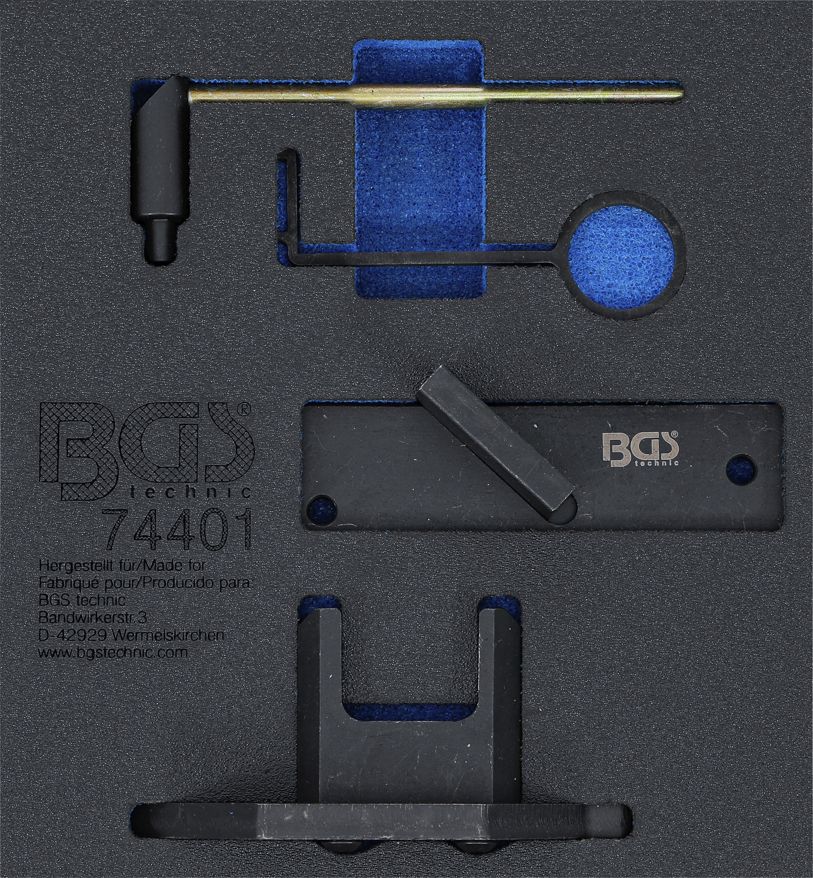 BGS Werkstattwageneinlage 1/6: Motor-Einstellwerkzeug-Satz | für Citroën, Peugeot 1.2 GDI PureTech