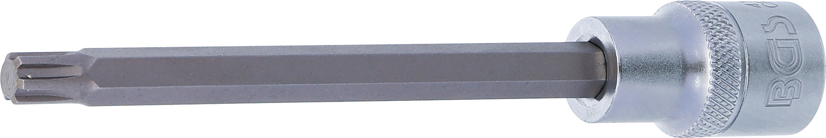 BGS Bit-Einsatz | Länge 140 mm | Antrieb Innenvierkant 12,5 mm (1/2") | Keil-Profil (für RIBE) M8