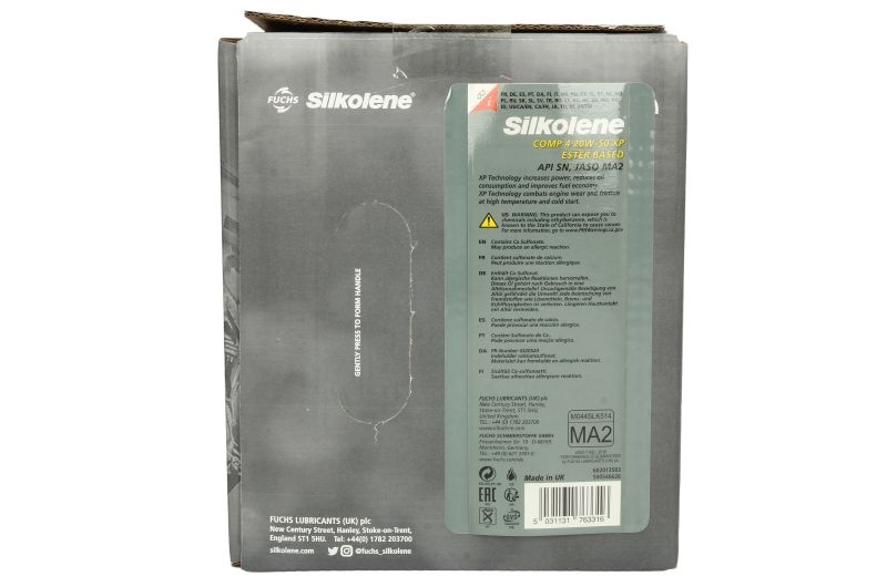 20W-50 Fuchs Silkolene Comp 4 XP Motorrad Motoröl 4 Liter