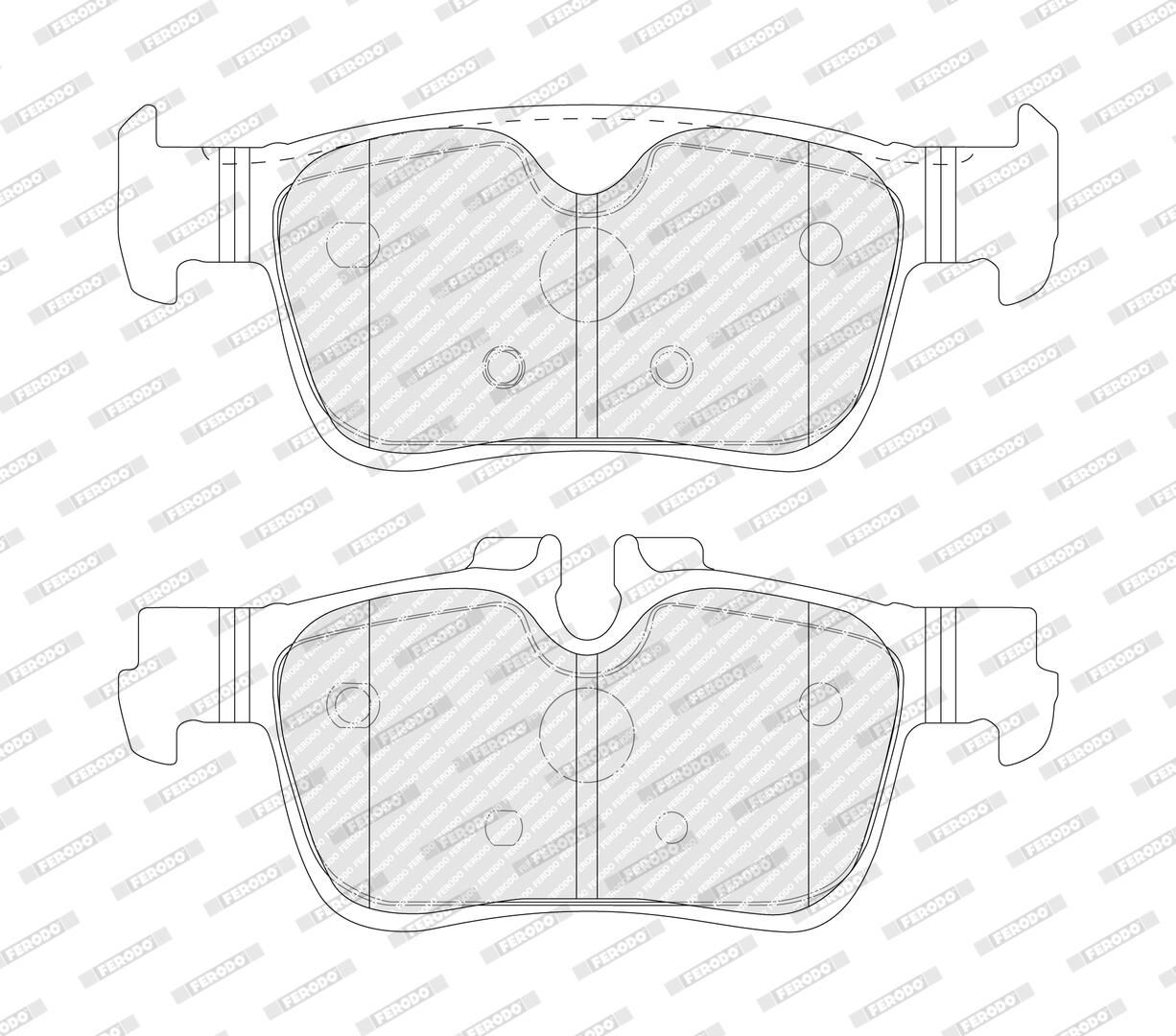 Bremsbelagsatz, Scheibenbremse