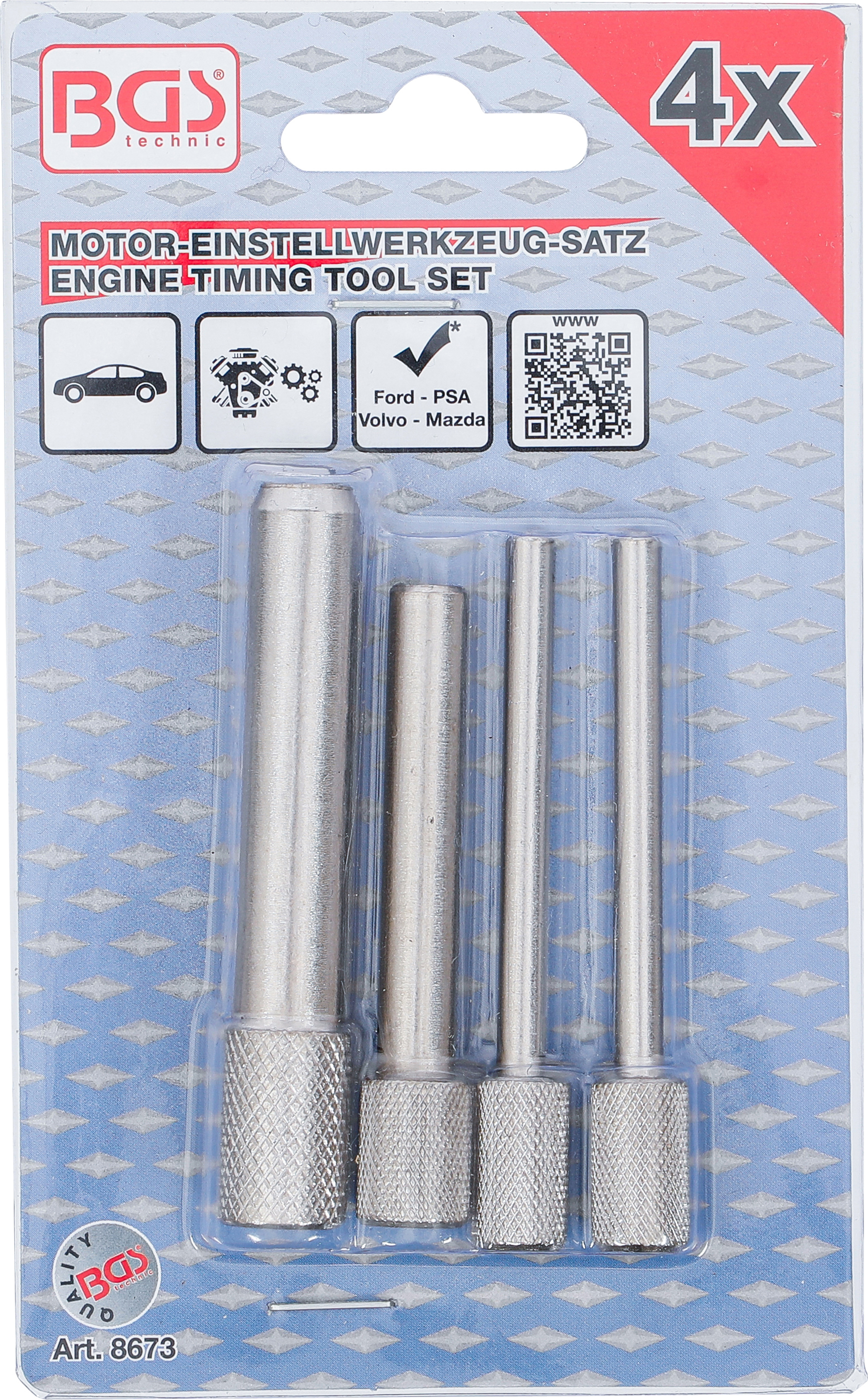 BGS Motor-Einstellwerkzeug-Satz | für Ford TDCi, PSA Hdl, Mazda D 1.4, 1.6