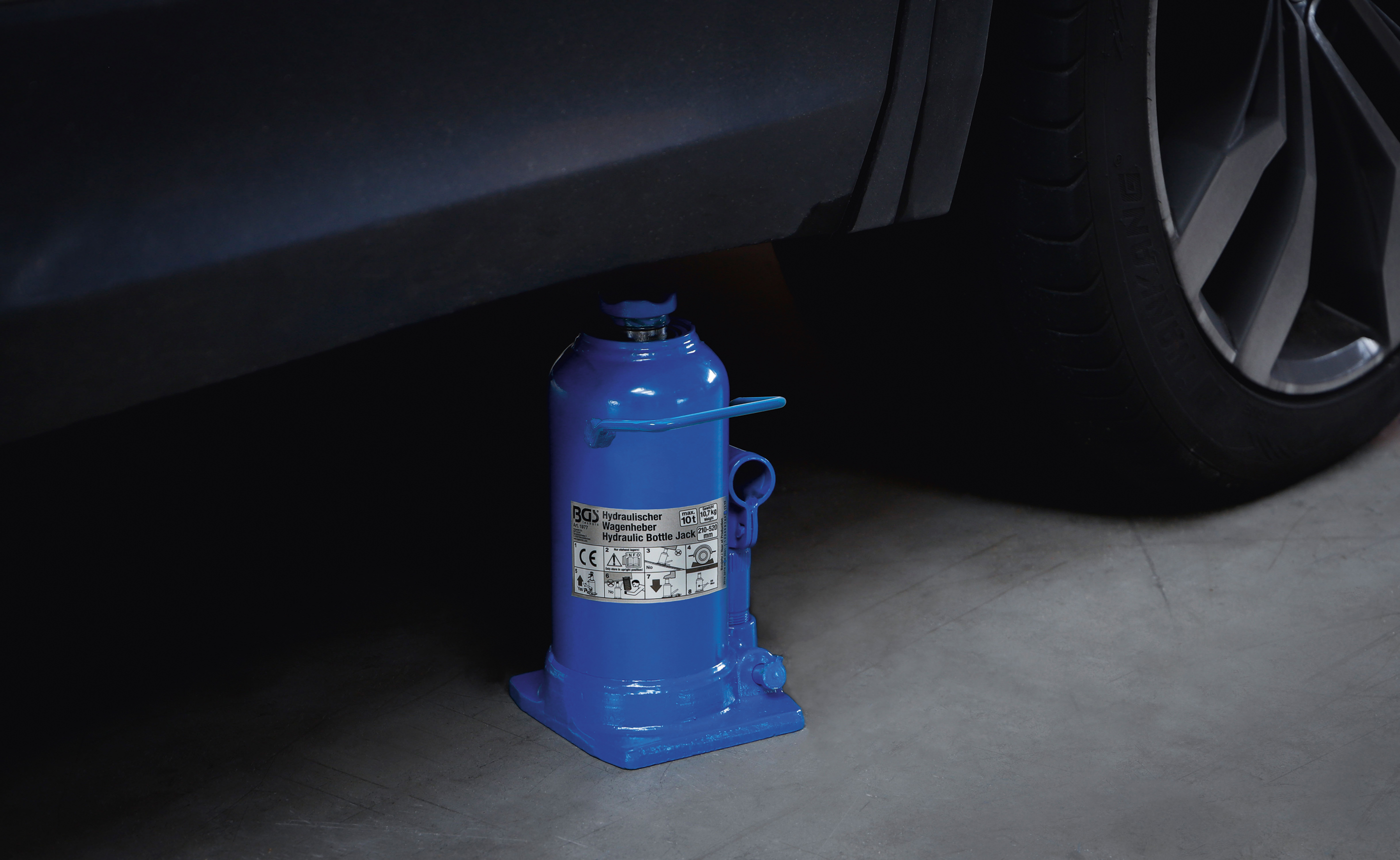 BGS Hydraulischer Flaschen-Wagenheber | 10 t