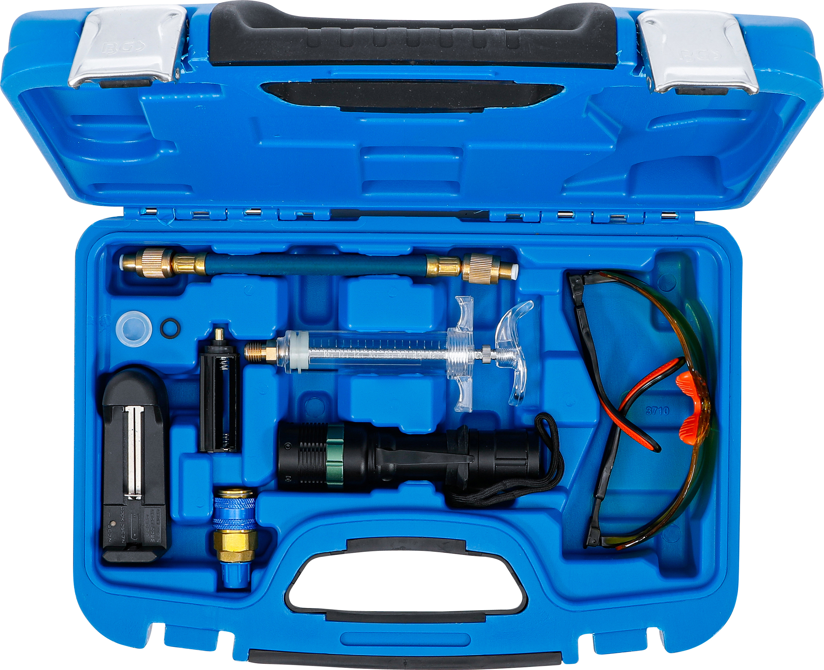 BGS UV-Lecksuch-Taschenlampen-Satz mit Zubehör | für Klimaanlagen