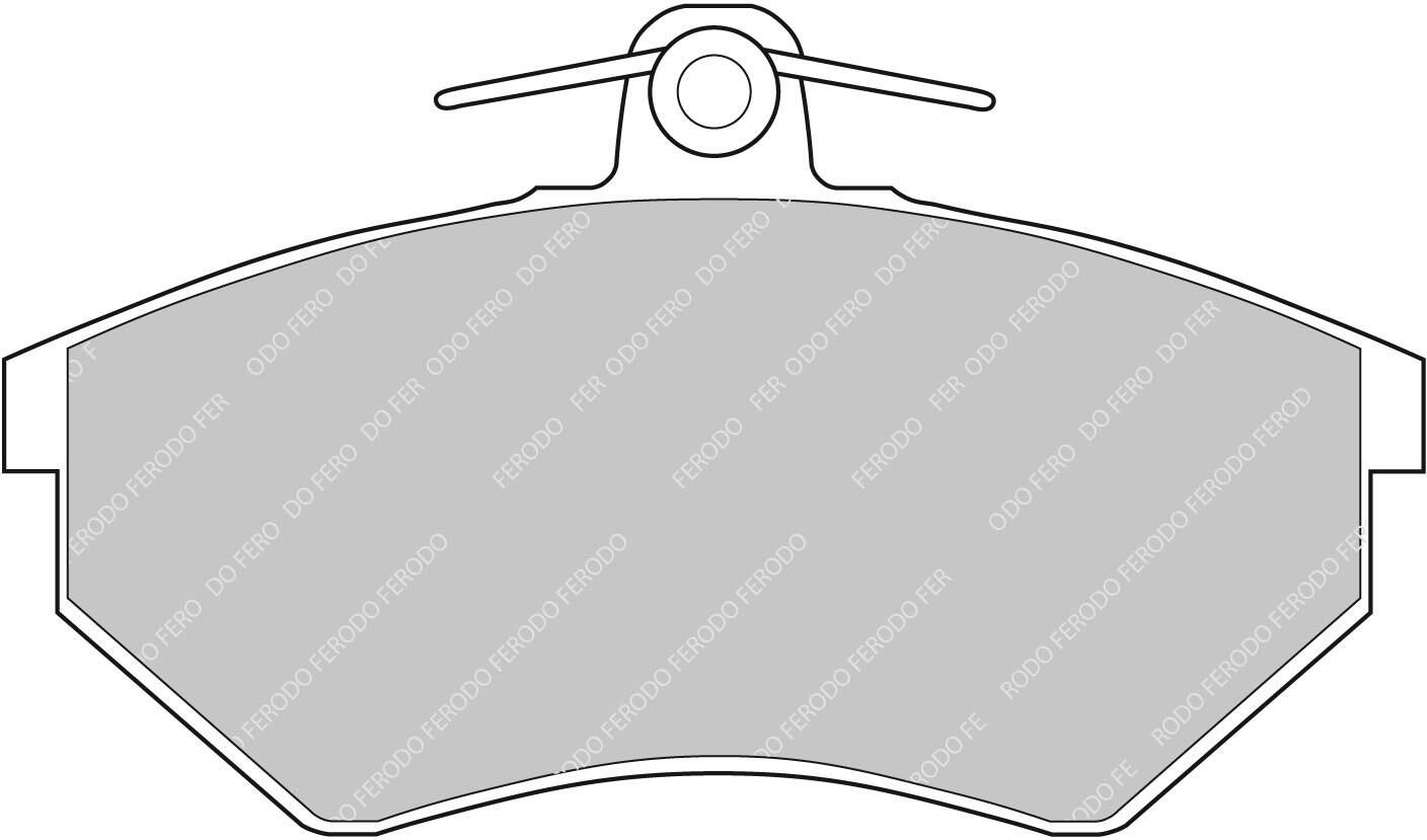 Bremsbelagsatz, Scheibenbremse