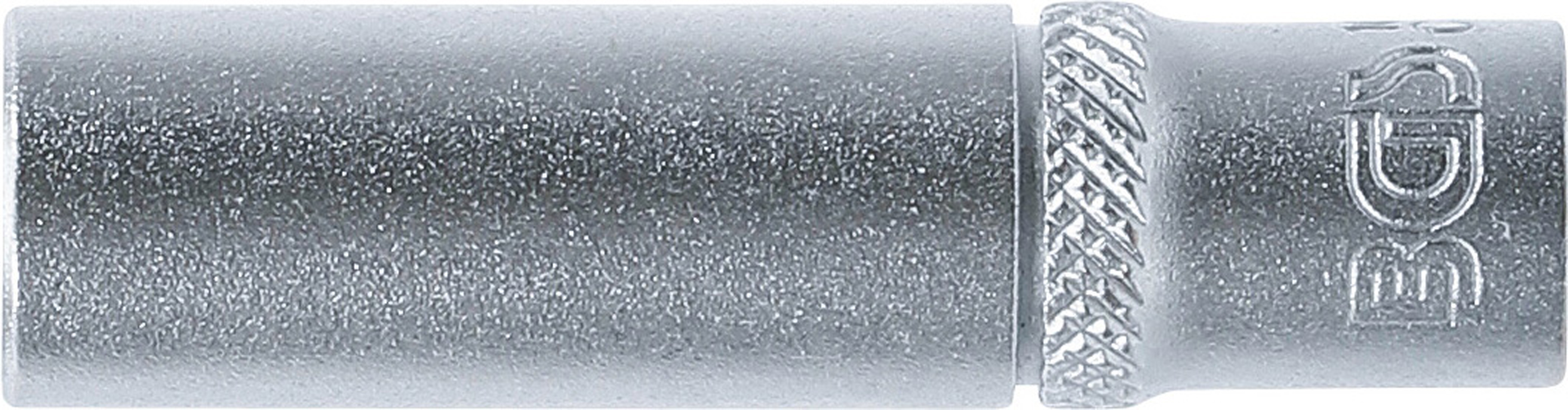 BGS Steckschlüssel-Einsatz Zwölfkant, tief | Antrieb Innenvierkant 6,3 mm (1/4") | SW 9 mm