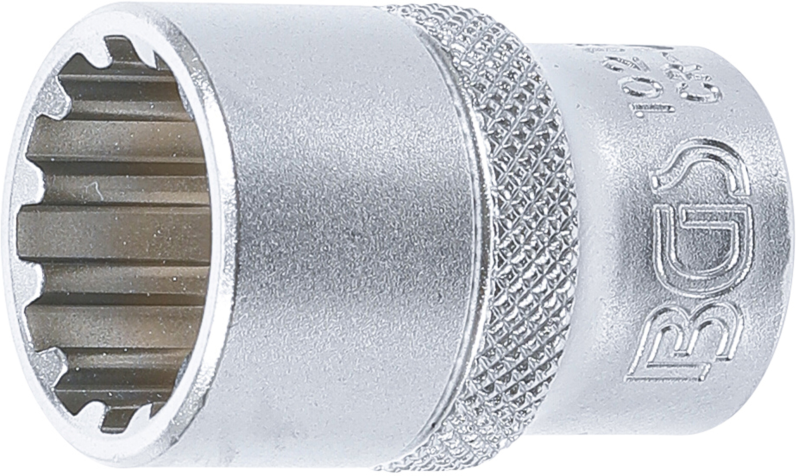 BGS Steckschlüssel-Einsatz Gear Lock | Antrieb Innenvierkant 12,5 mm (1/2") | SW 18 mm