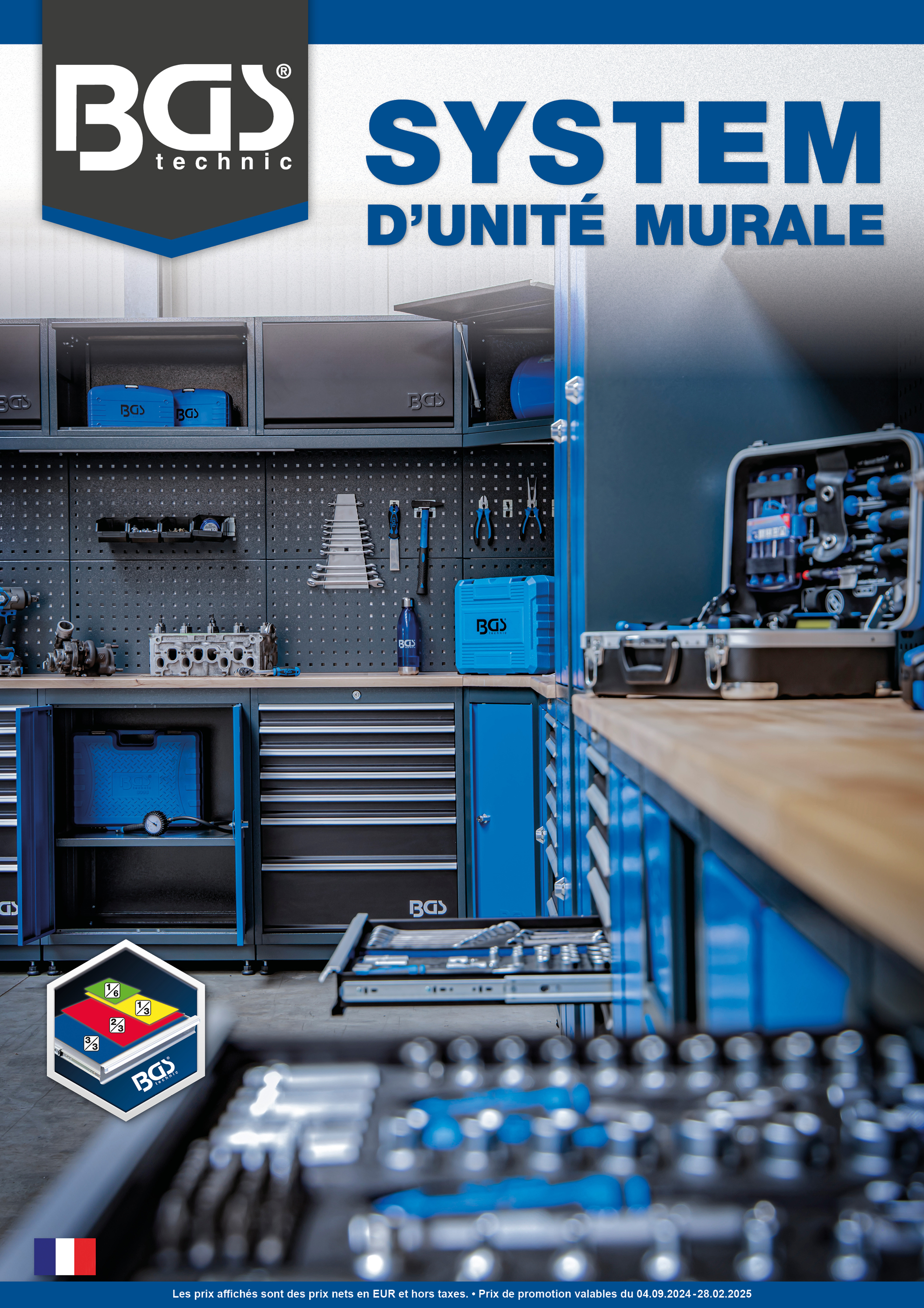 BGS Werkstattmöbel Broschüre 1/2024 französisch (gültig bis 28.02.2025)