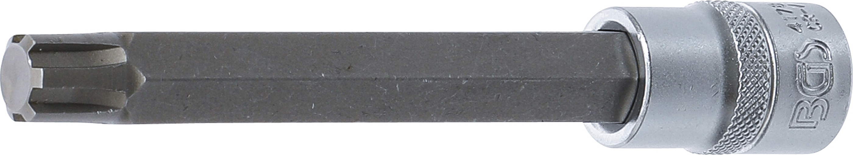 BGS Bit-Einsatz | Länge 140 mm | Antrieb Innenvierkant 12,5 mm (1/2") | Keil-Profil (für RIBE) M14