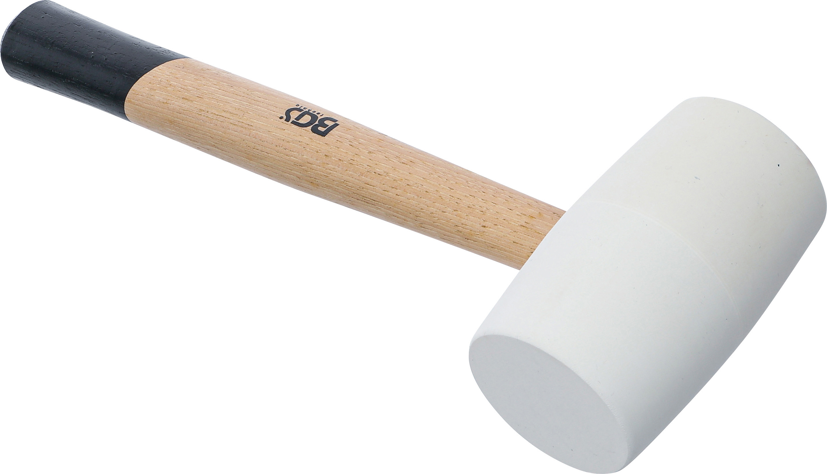 BGS Gummihammer | Hickory-Stiel | weißer Kopf | Ø 64 mm | 750 g