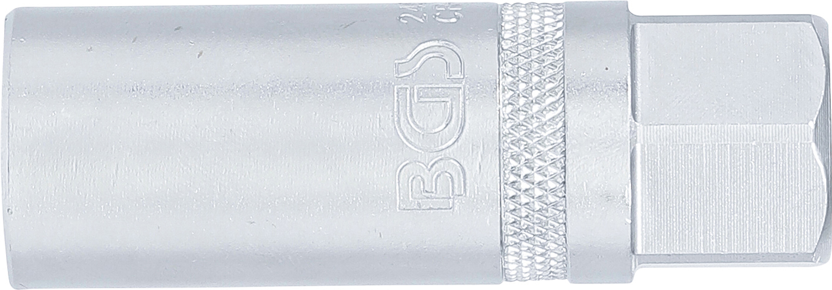 BGS Zündkerzen-Einsatz mit Magnet, Sechskant | Antrieb Innenvierkant 10 mm (3/8") | SW 16 mm