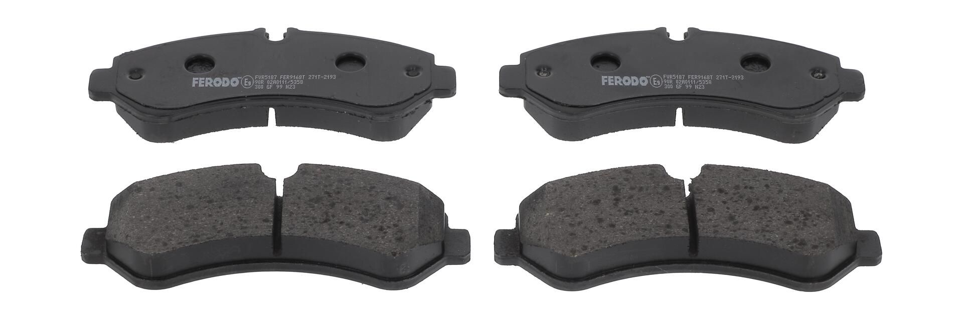 Bremsbelagsatz, Scheibenbremse