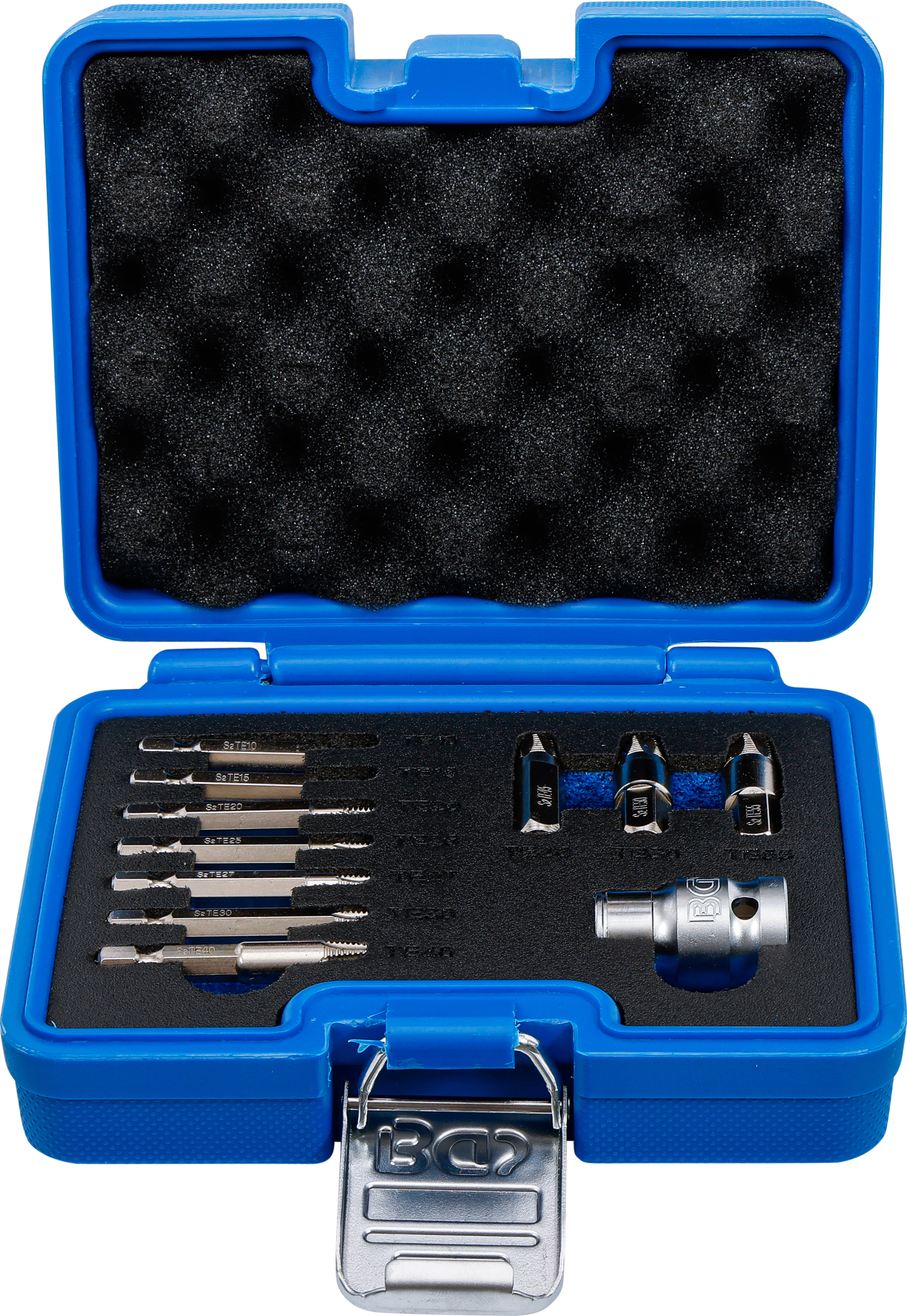 BGS Schraubenausdreher-Satz | für defektes T-Profil (für Torx) T10 - T55 | 11-tlg.